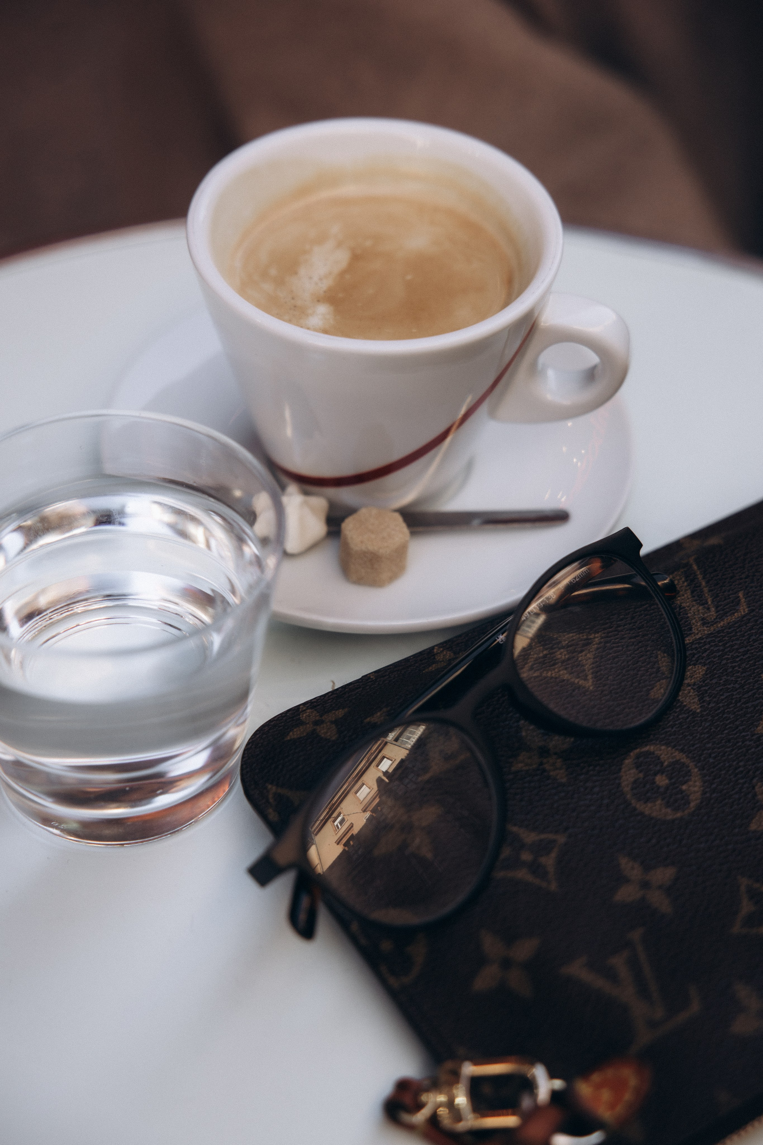 Coffee in Toulouse street cafe