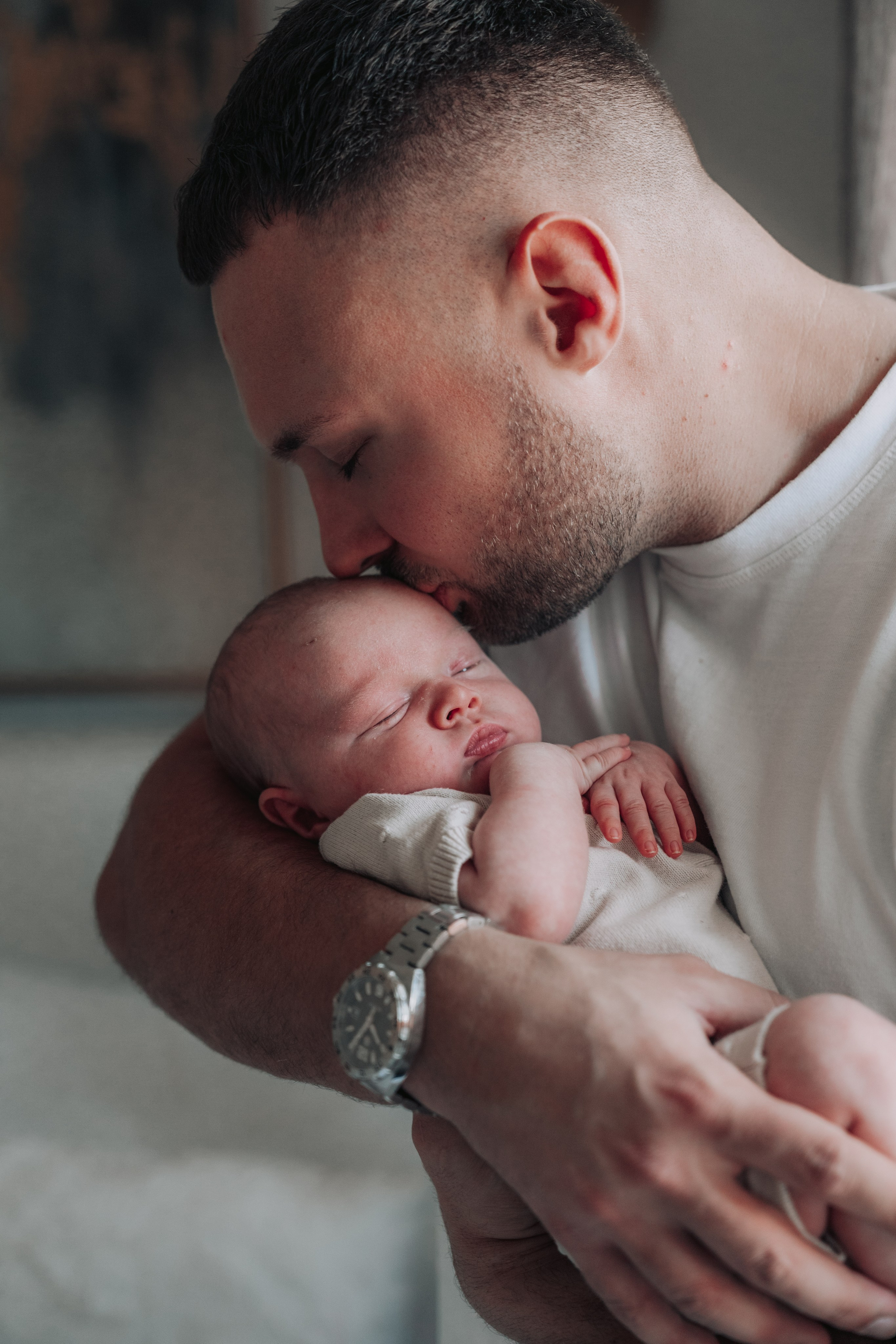 Newborn home photo session. Newcastle Upon Tyne Photographer Yana Balatskaya