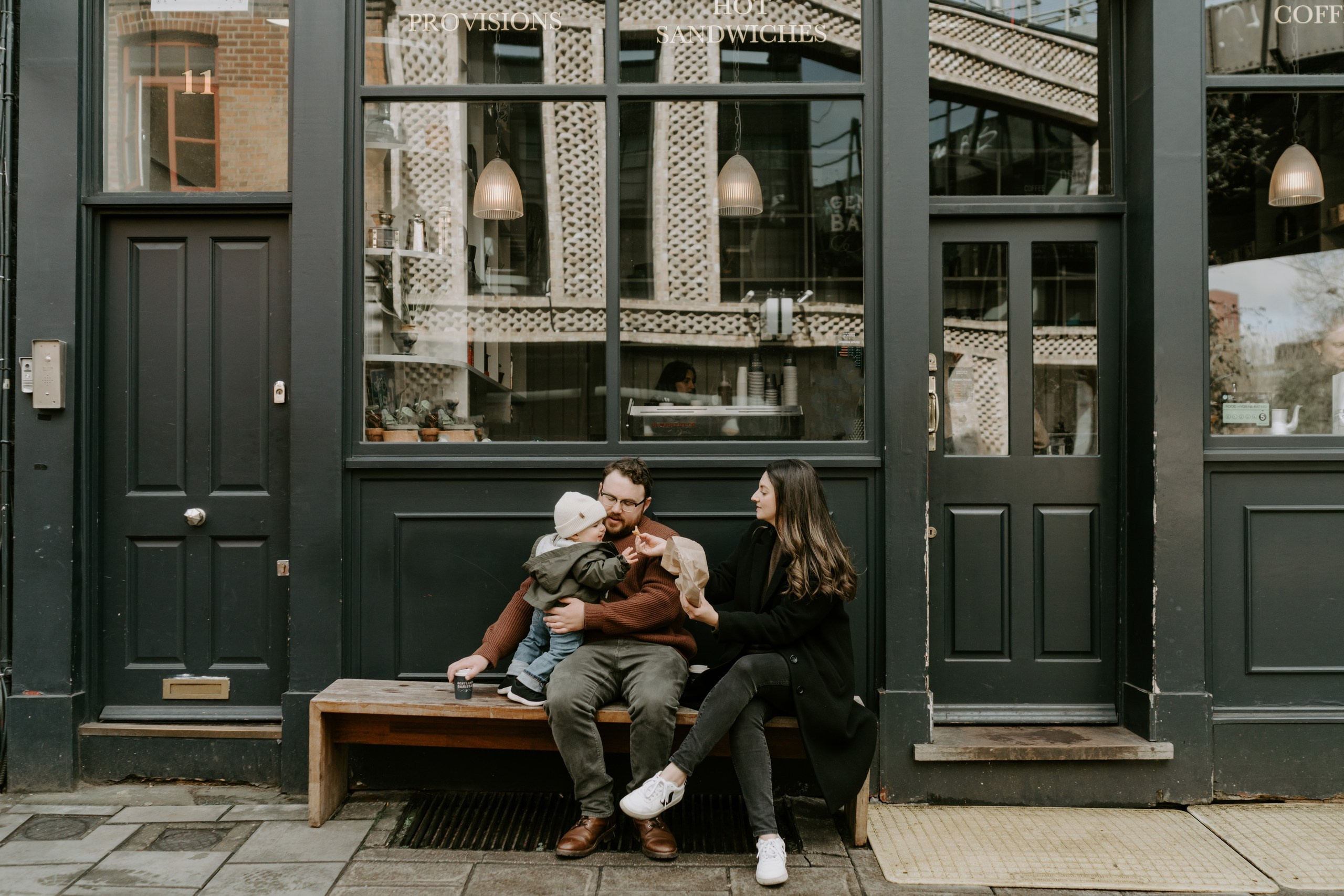 Family session in Borough Market. London portrait and family photographer