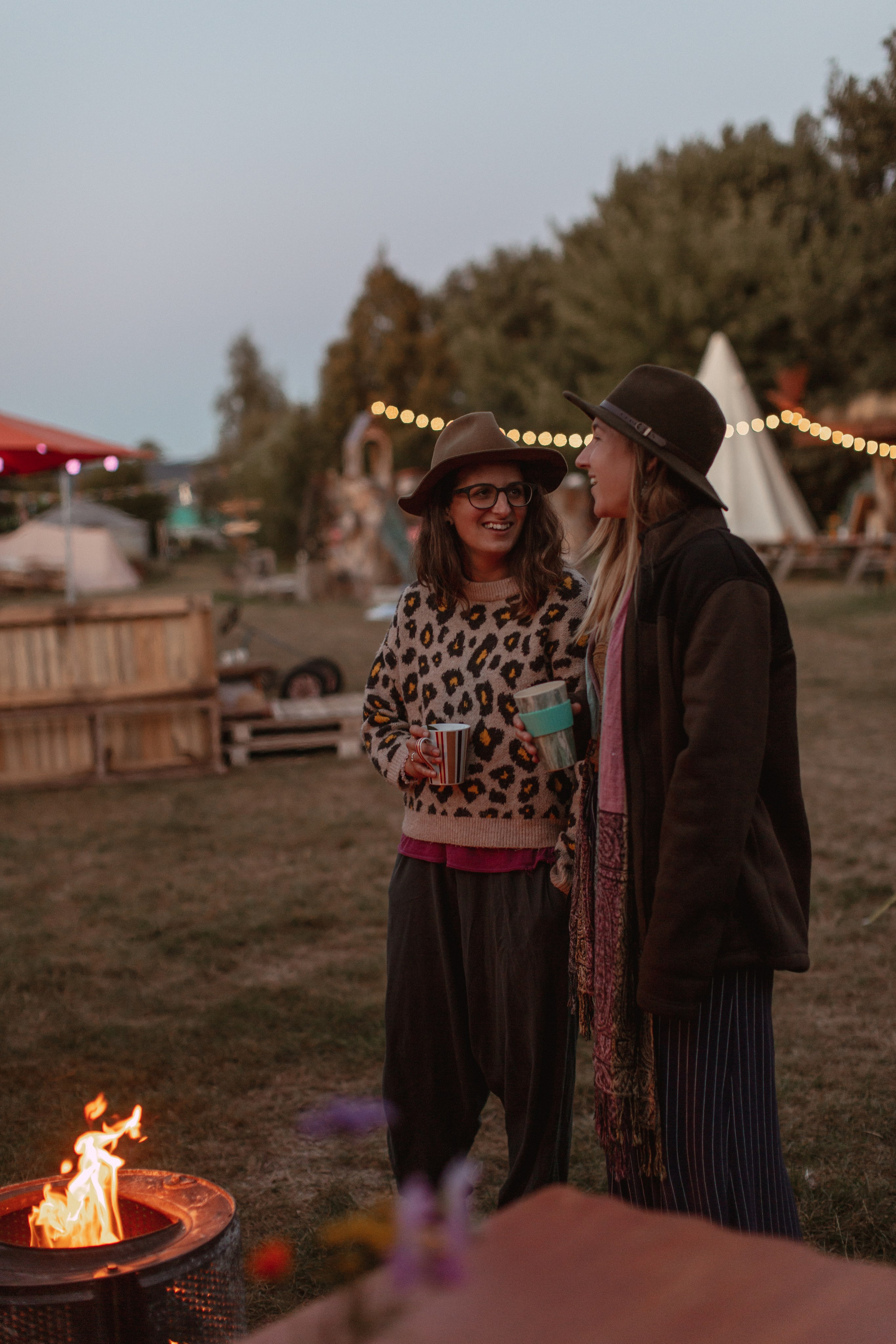 Reportage in camping. True self