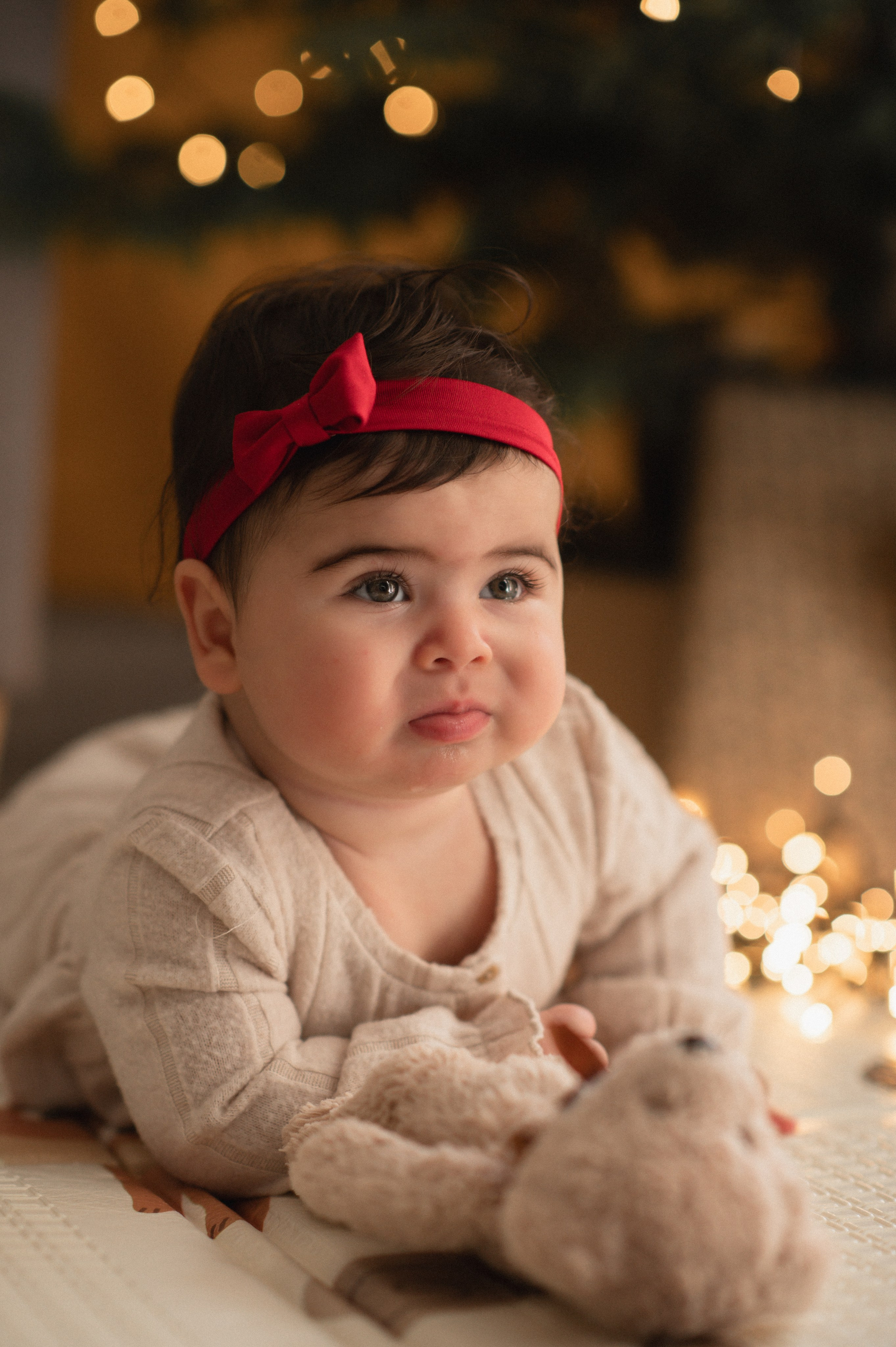 First Christmas. Family, children, portrait, and event photography in Thessaloniki