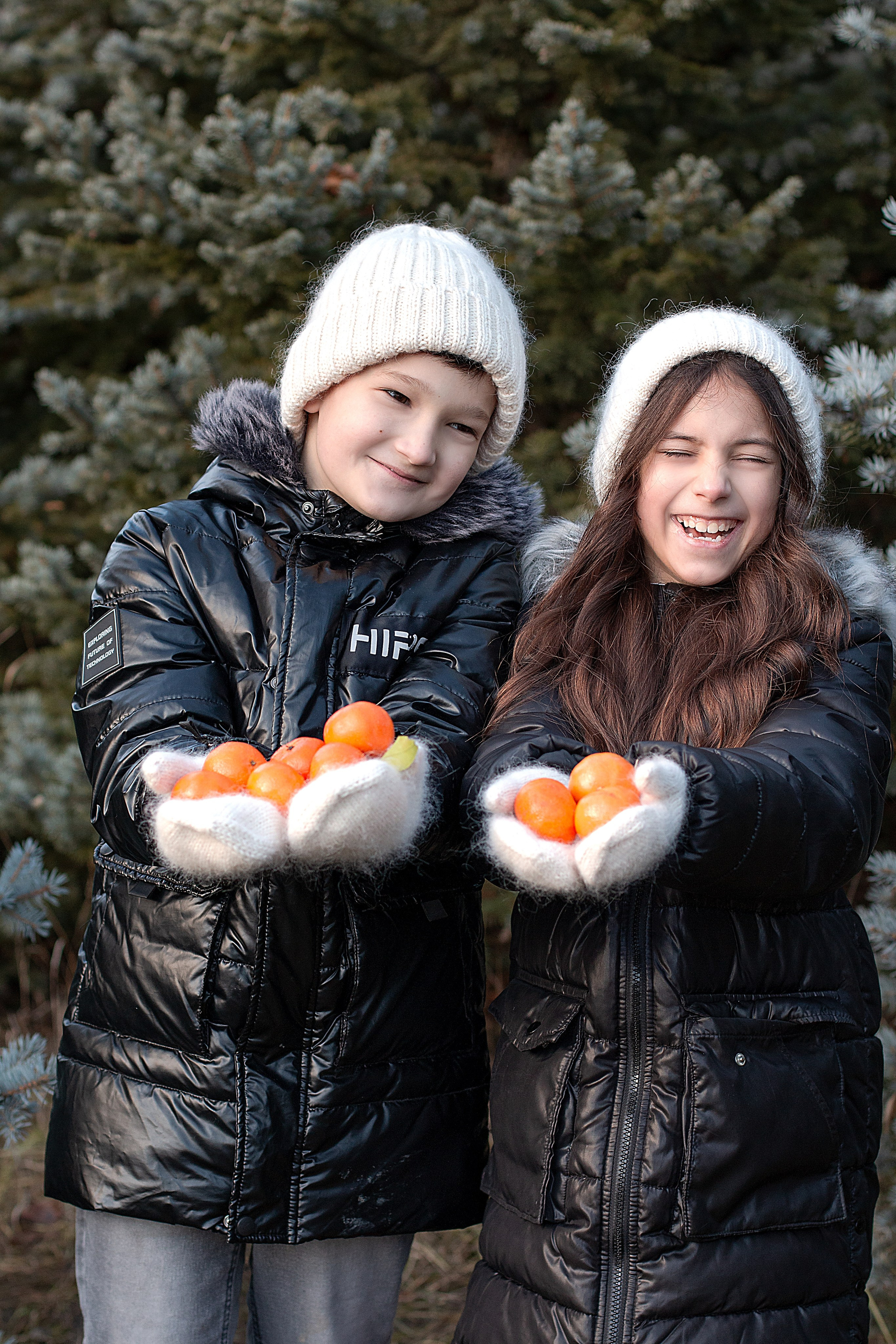 Новый год на улице. Детский и семейный фотограф в г. Бельцы