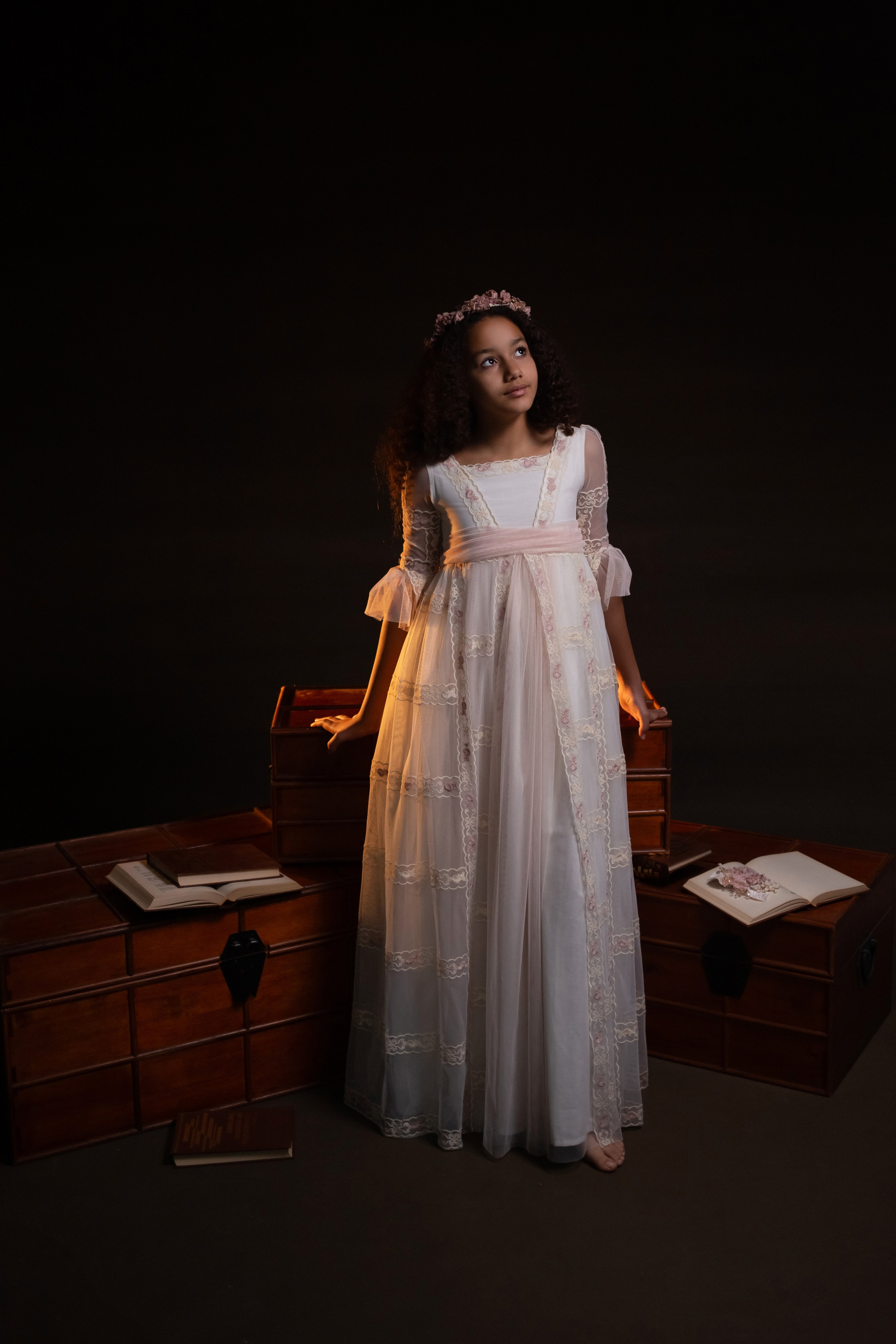 Comunión en el estudio. Fotógrafa profesional en España