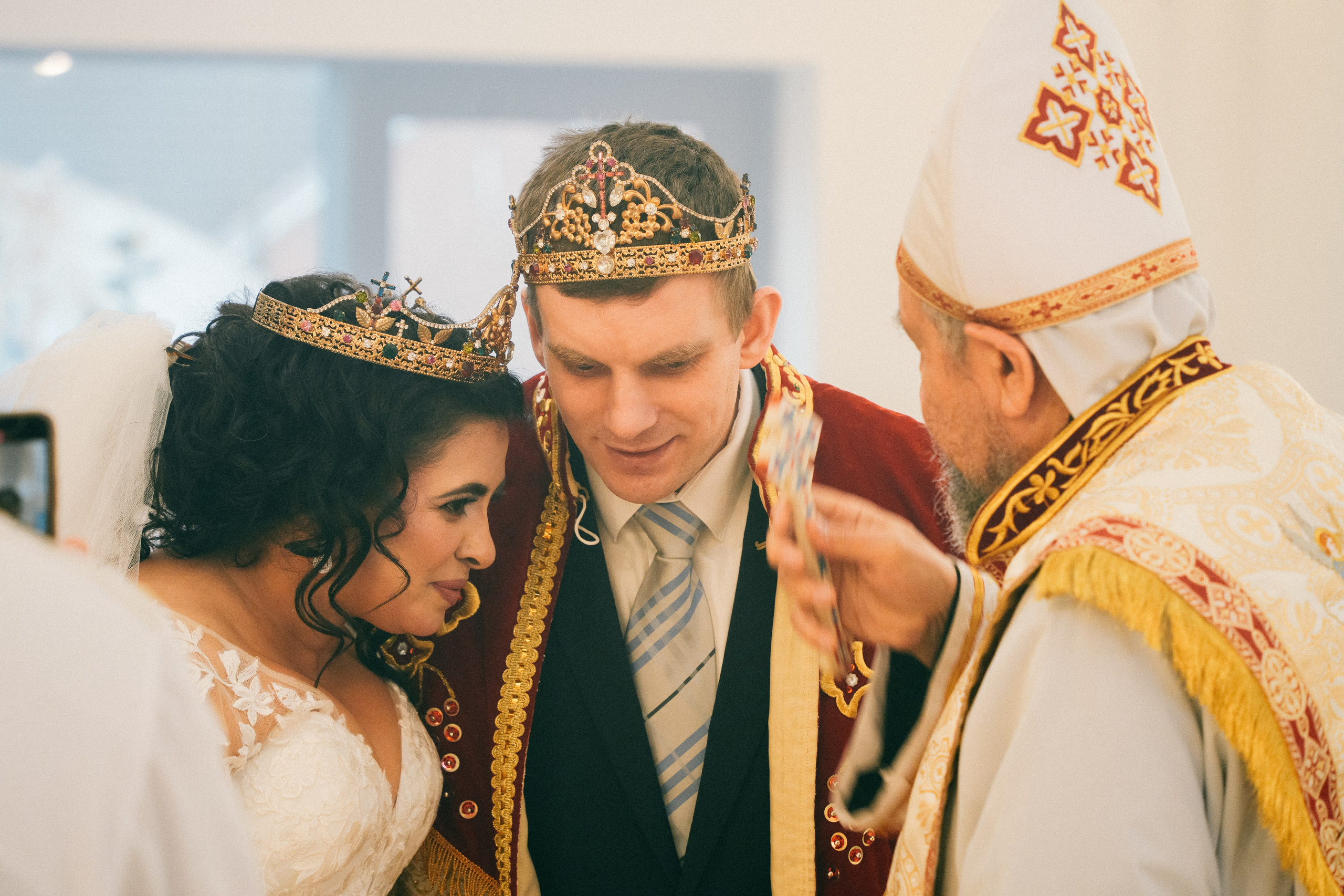 Wedding photography Solihull ar St. Mary & Archangel Michael Coptic Orthodox Cathedral