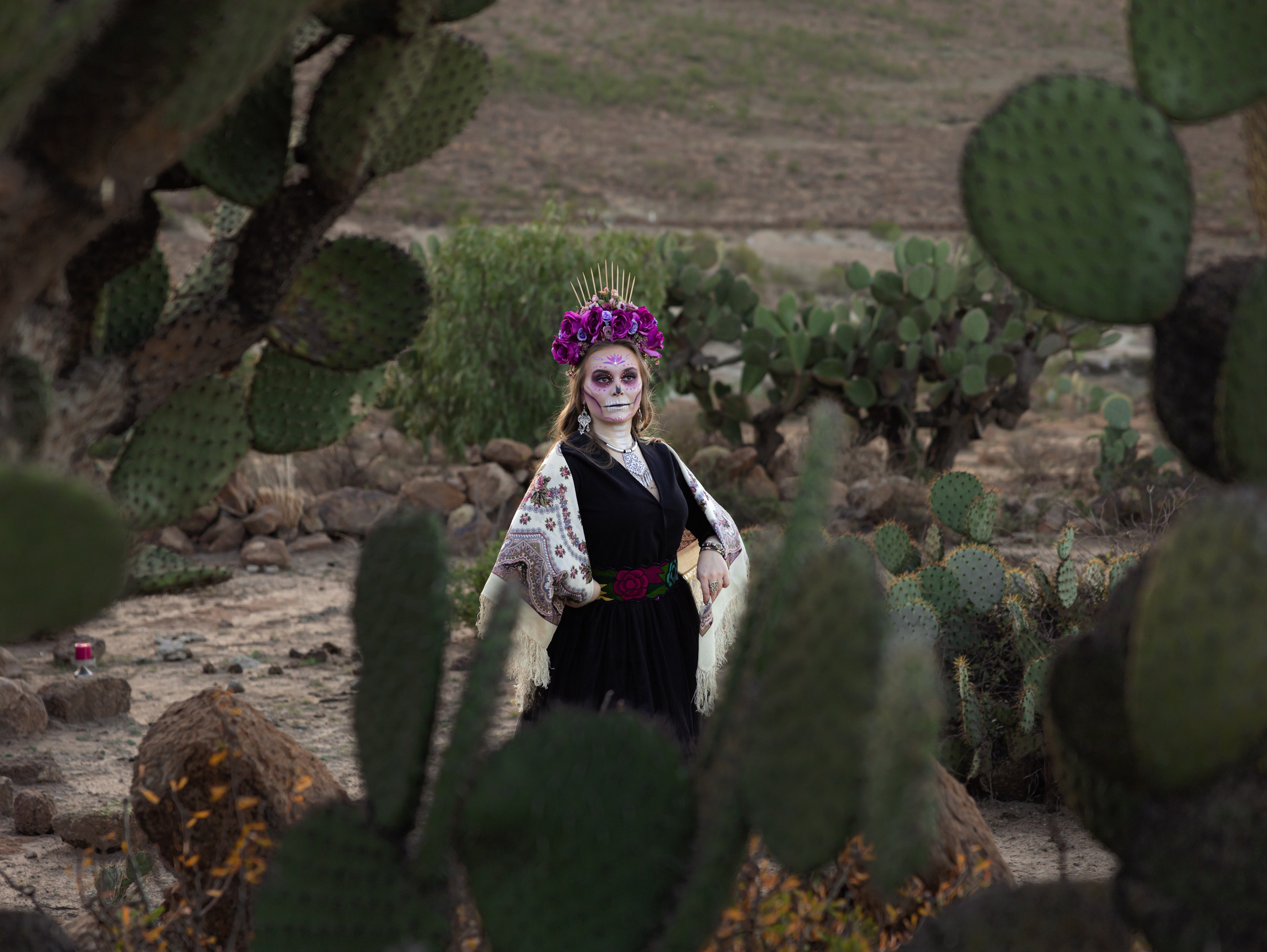 La Catrina | Solo Portrait. Lifestyle a rodinná fotografka v Pisku Oxana Telupilova