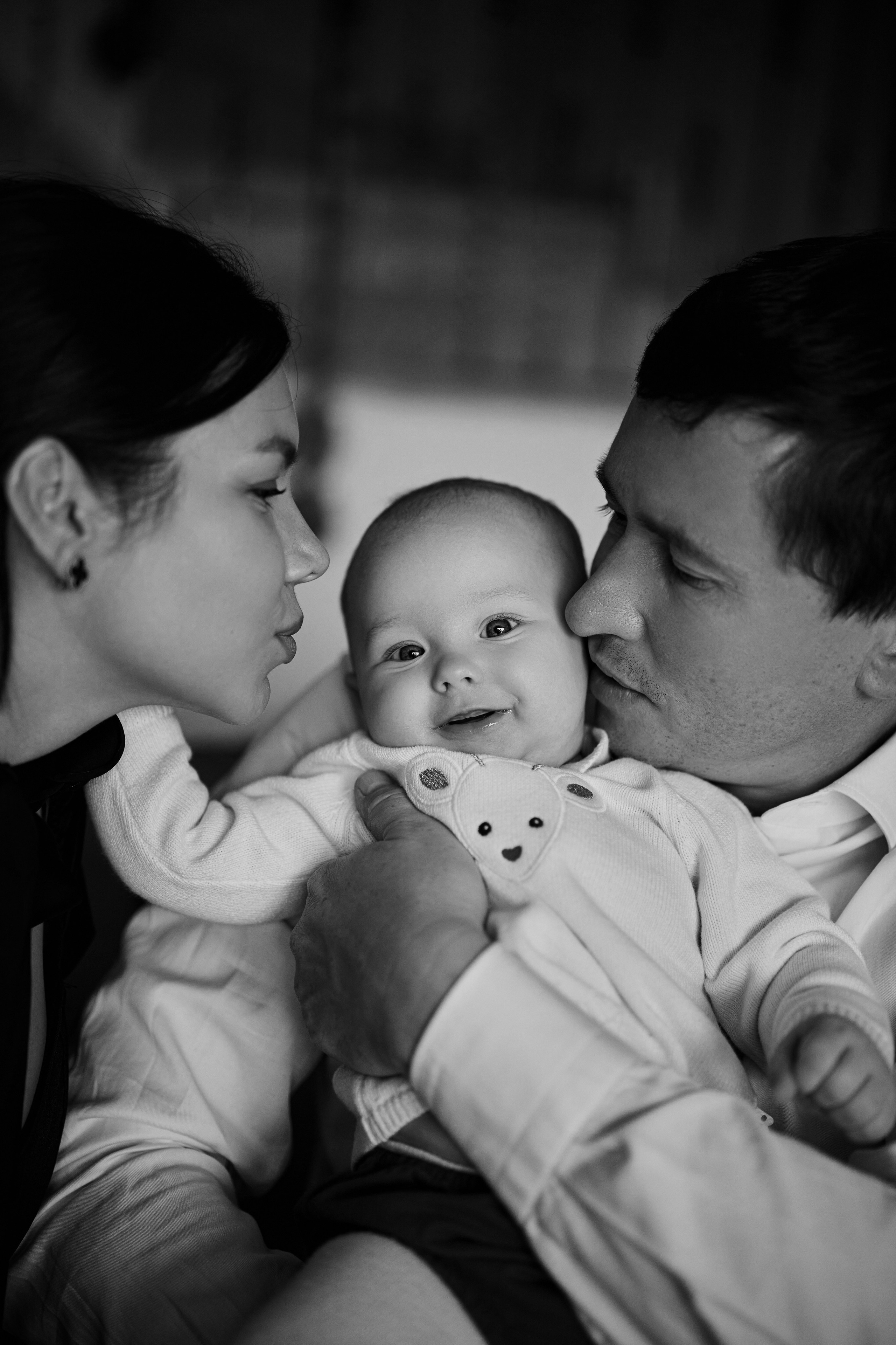 Юрий, Наталья и Алина. Первый новый год. Фотограф в Барселоне Жанна Захарченко