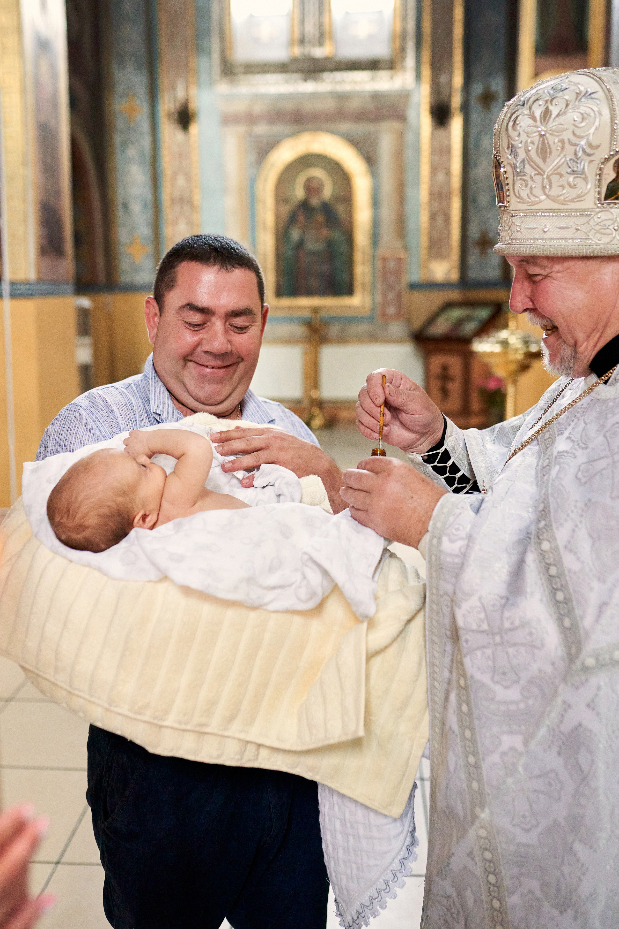 Крещение Тимофея. Дмитрий и Каролина Тофан