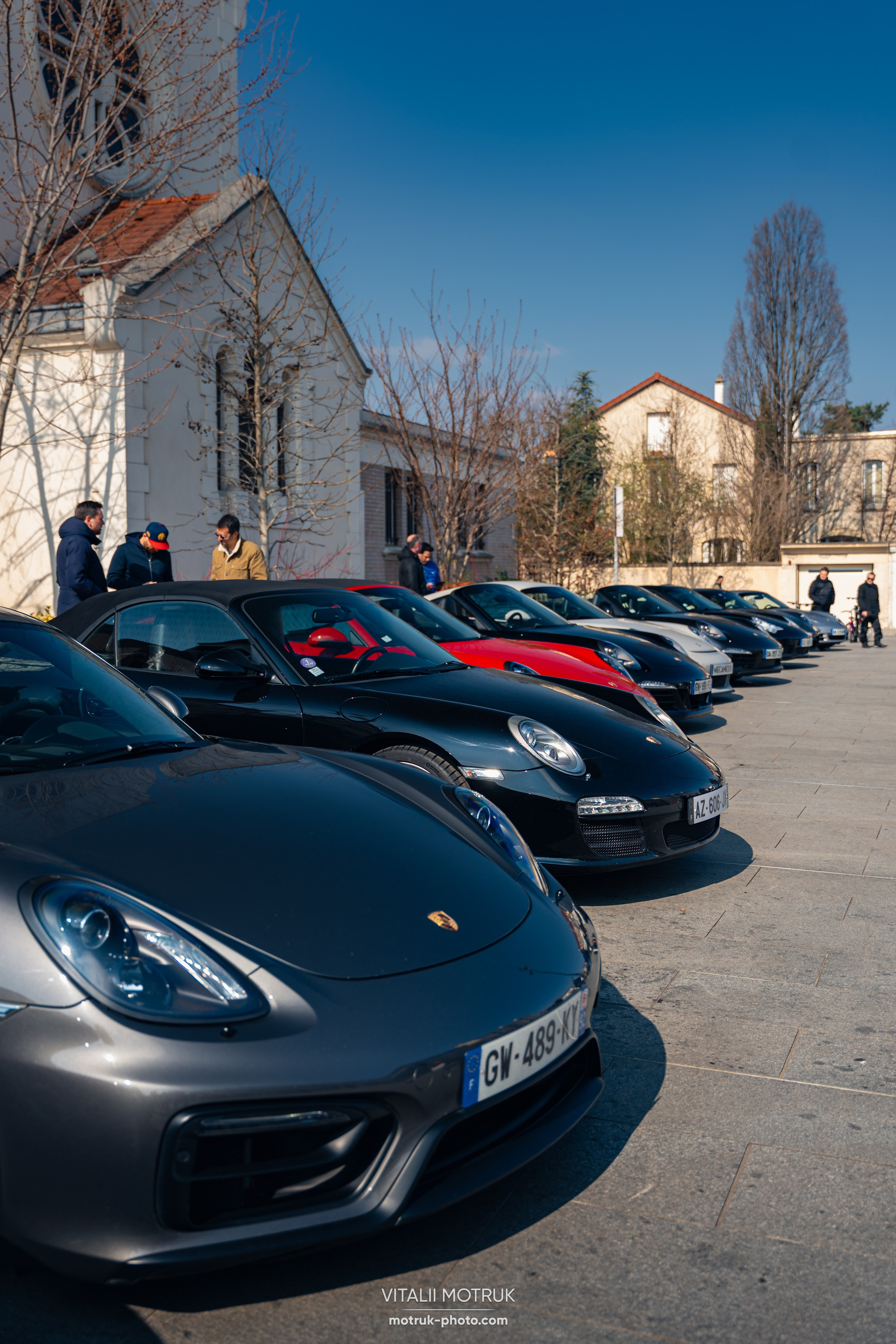 Rassemblement Garenne Colombes — 16 mars. Photographe de voitures à Paris — Vitalii Motruk