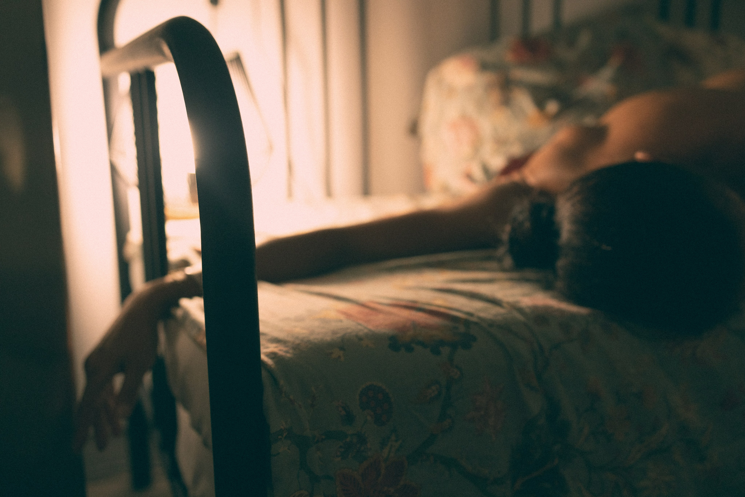 Nude photo in retro style mysterious setting France Provence city Avignon. Love stories, family and wedding photoshoots in France