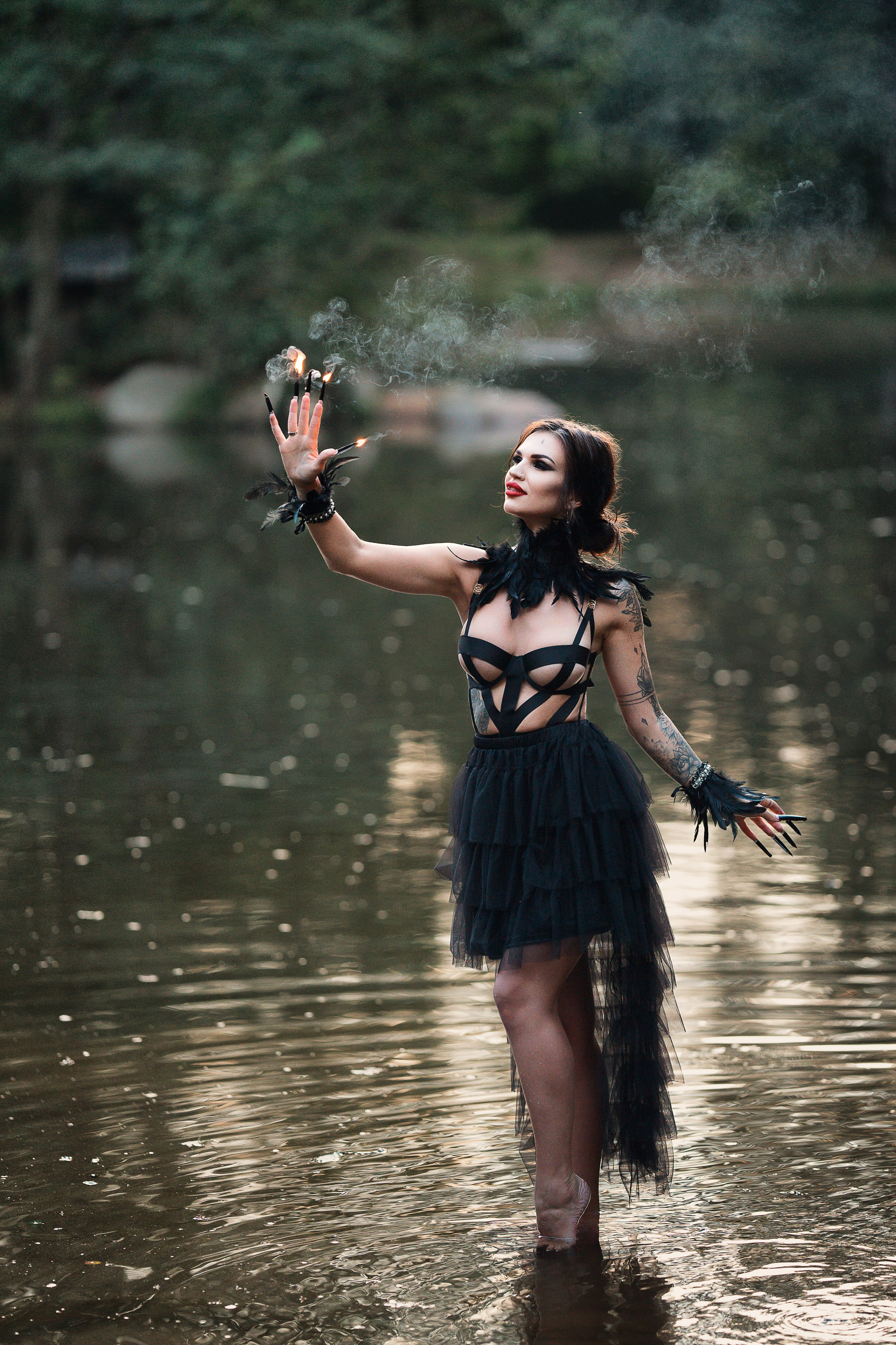 Witch at the lake. Family, Lifestyle and Portrait photograher in Trier, Germany