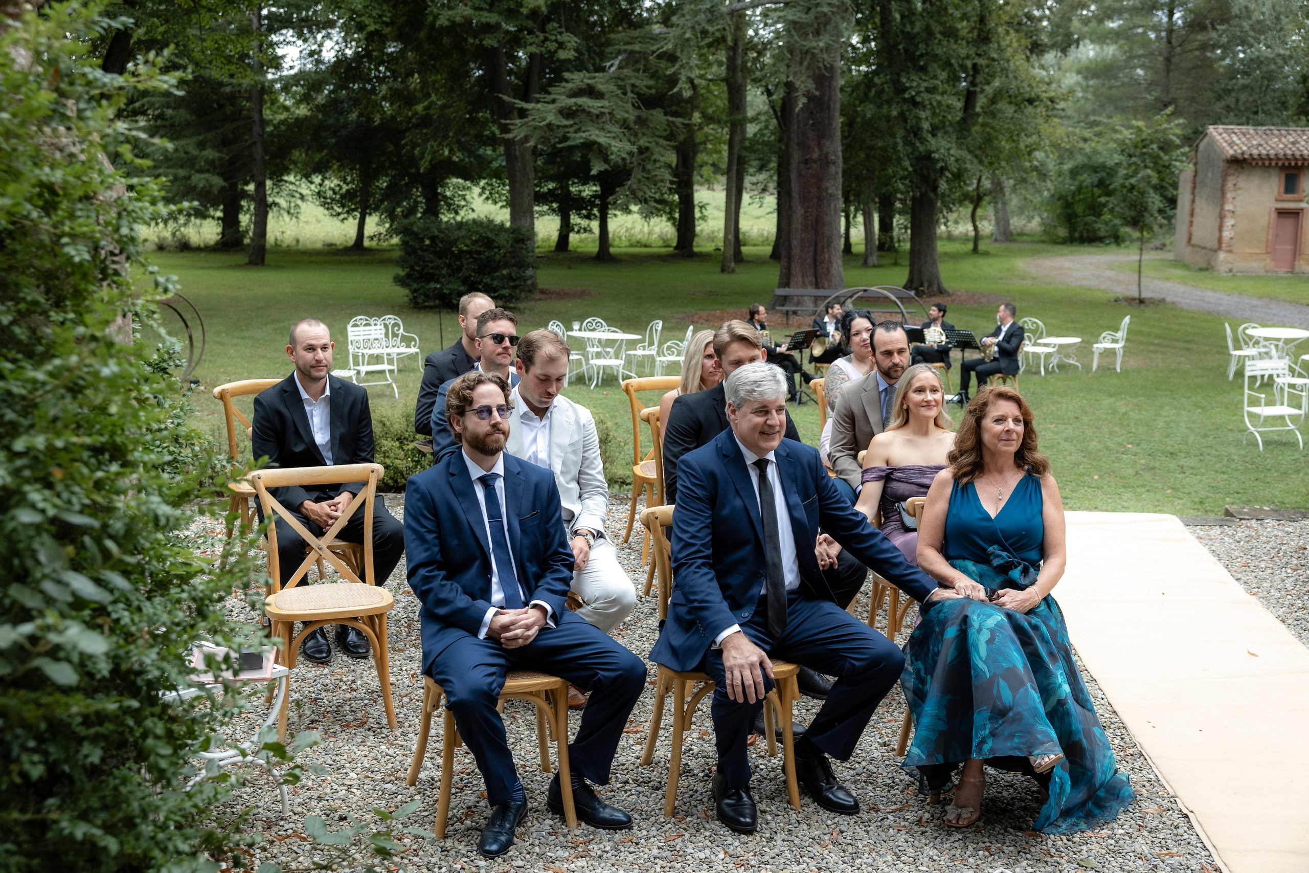 Liliana & Michel — an intimate musical wedding at Château La Commanderie, Plaigne. Евгения Смирнова — фотограф в Тулузе и юго-западной Франции