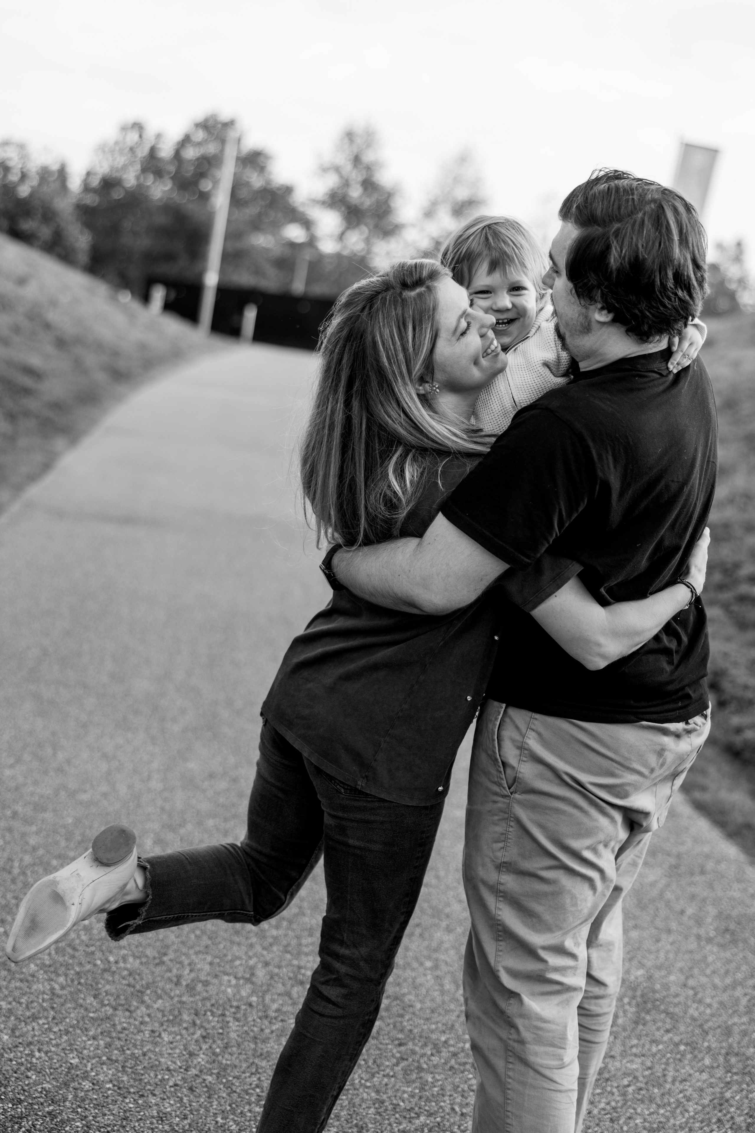 Maksim with parents (Queen Elizabeth Olympic park). Anastasia Klink, Photographer in London