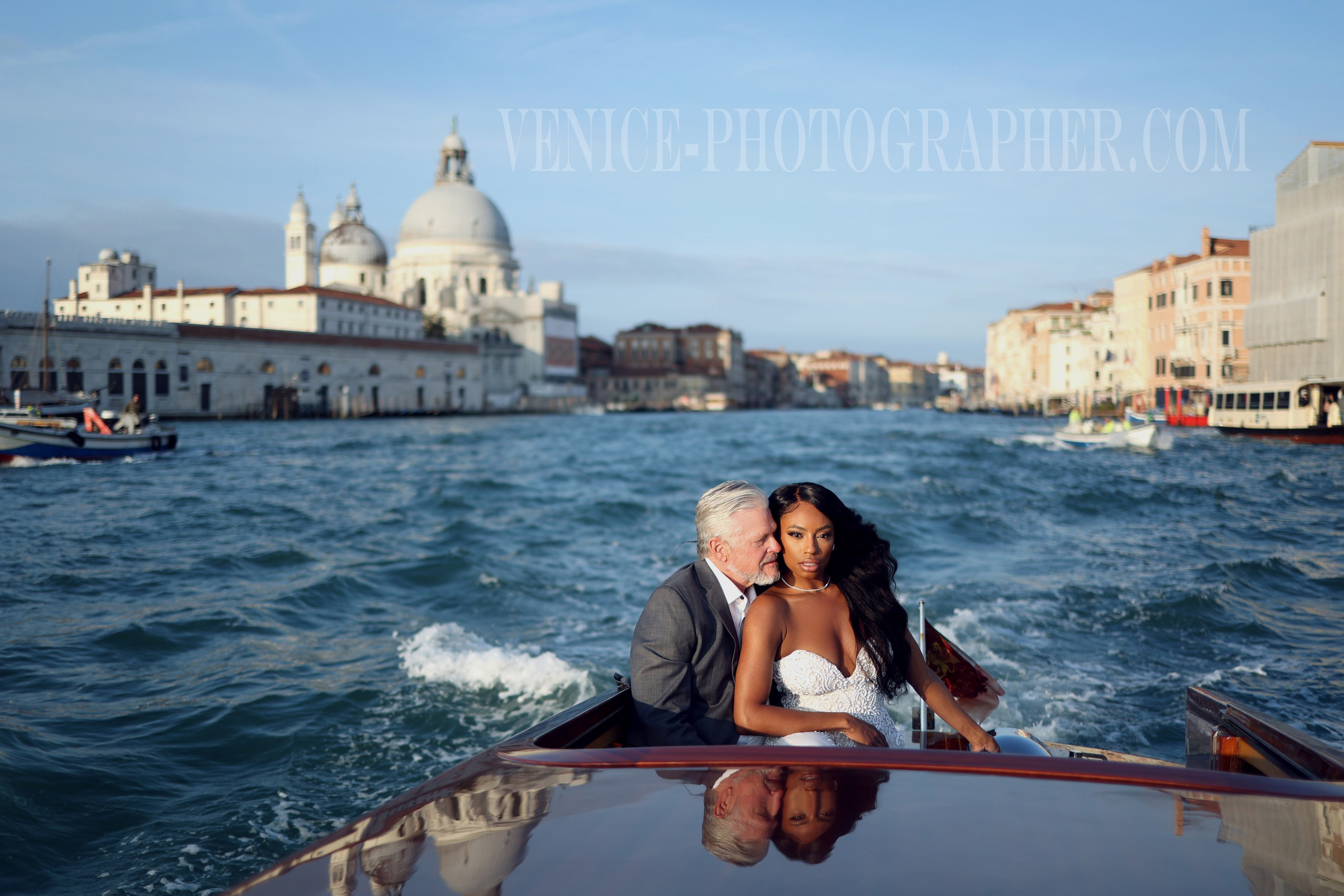 Wedding photo session in Venice; Italy
