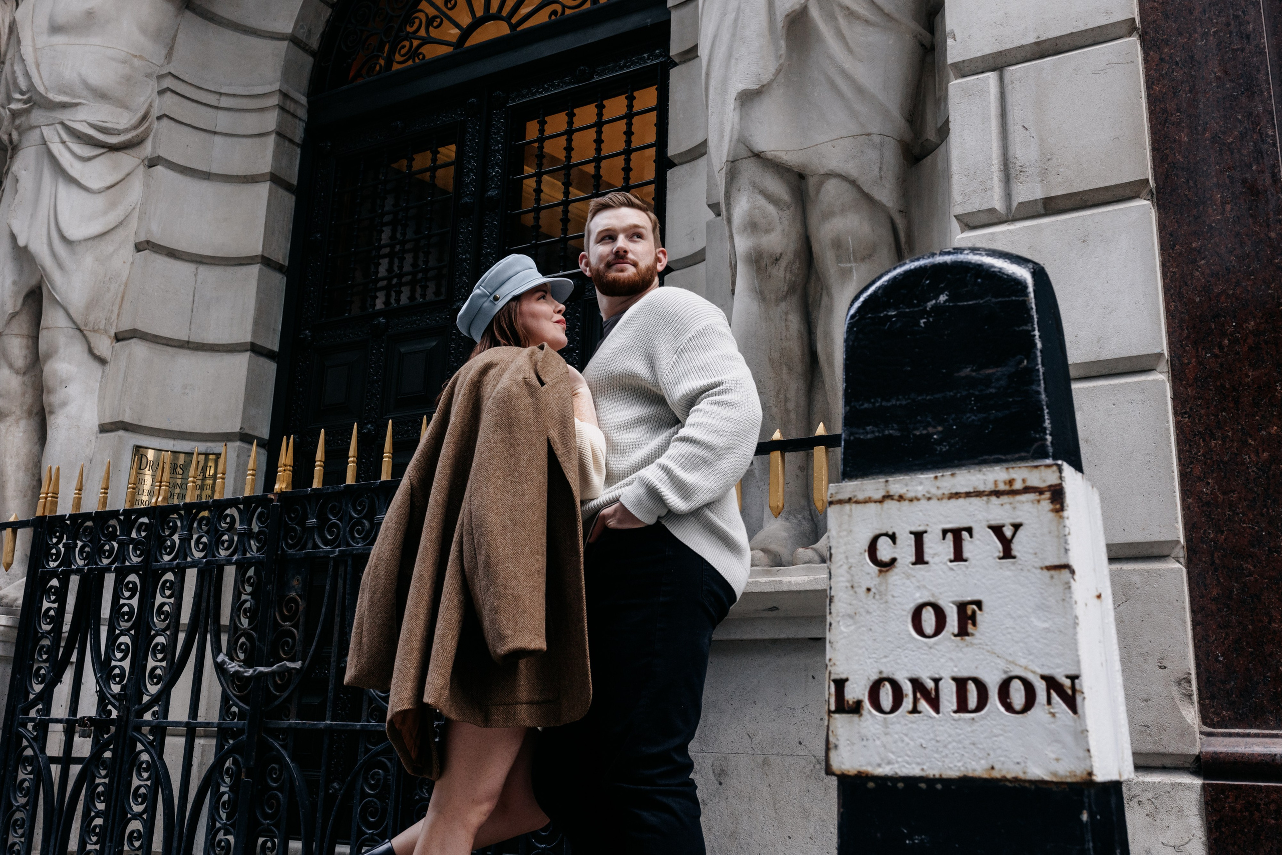 Kenna + Rob (Leadenhall Market + London City). LondonPhotoStory — Vacation Photographer in London