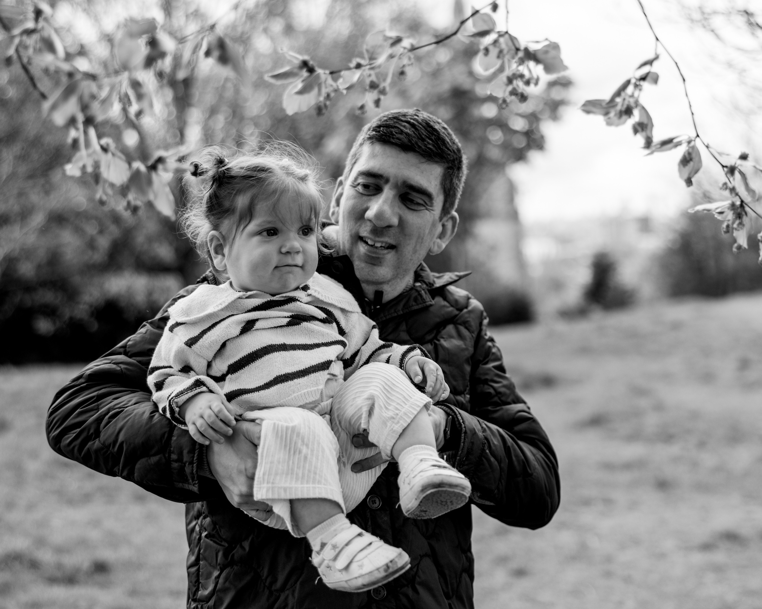 Sofia with parents (Greenwich Park). Anastasia Klink, Photographer in London