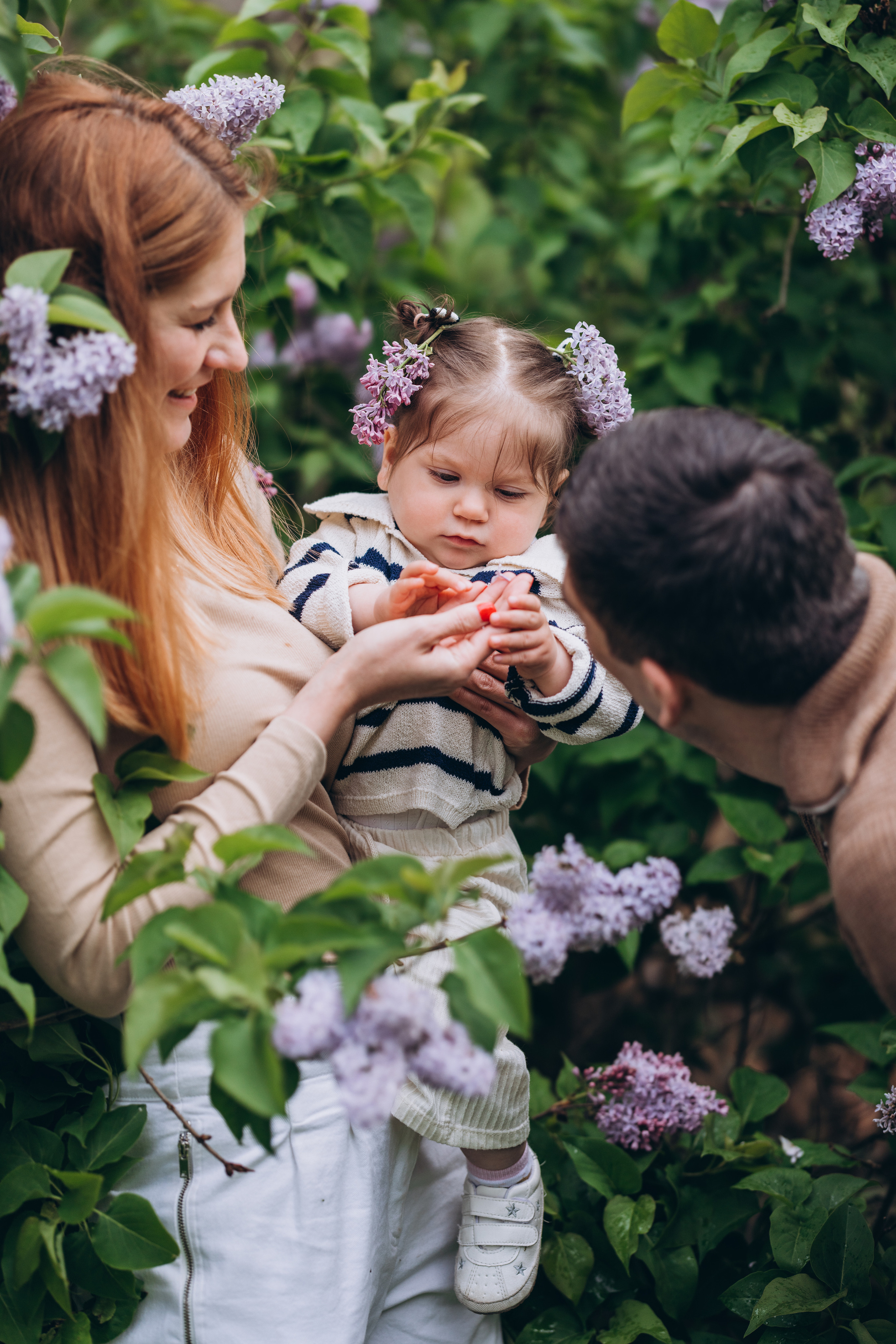 Sofia with parents (Greenwich Park). Anastasia Klink, Photographer in London