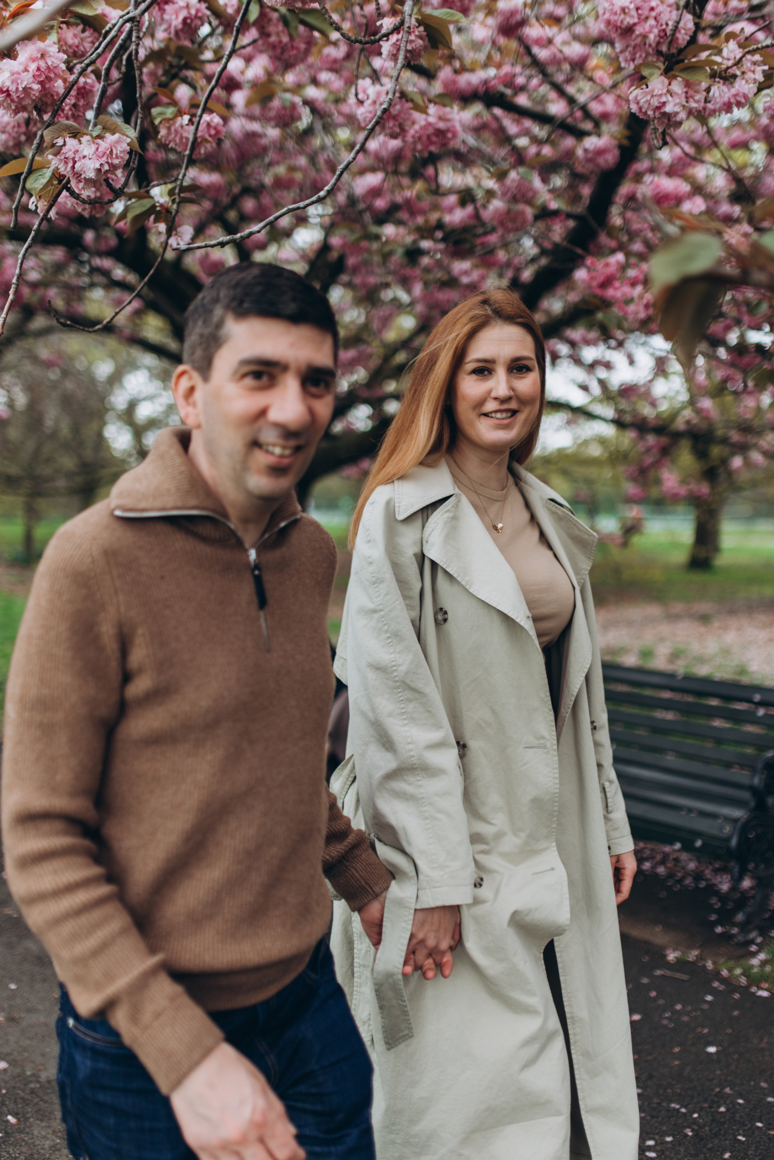 Sofia with parents (Greenwich Park). Anastasia Klink, Photographer in London