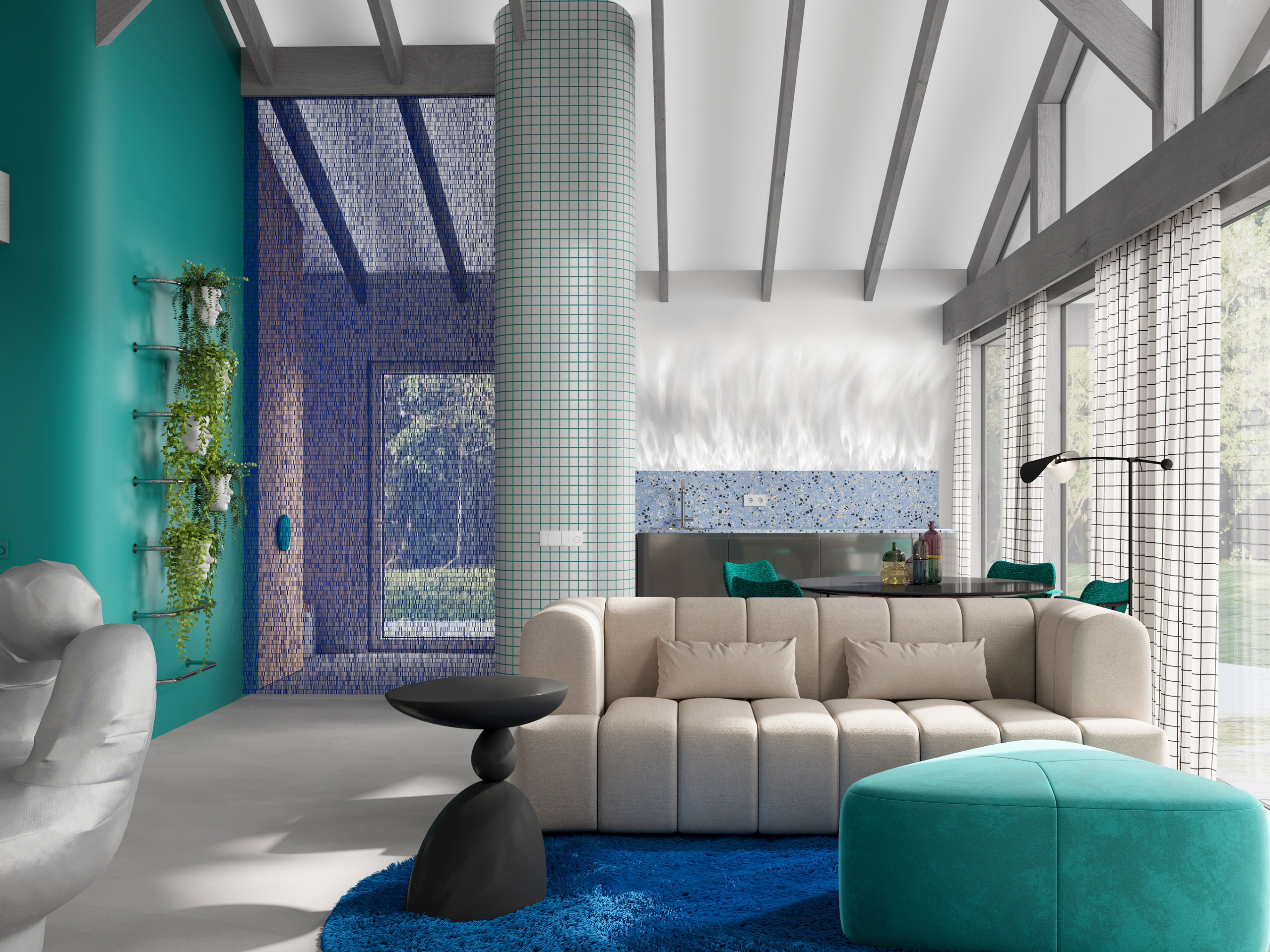 Living spaces. Interior design by Yuliya Shpeter