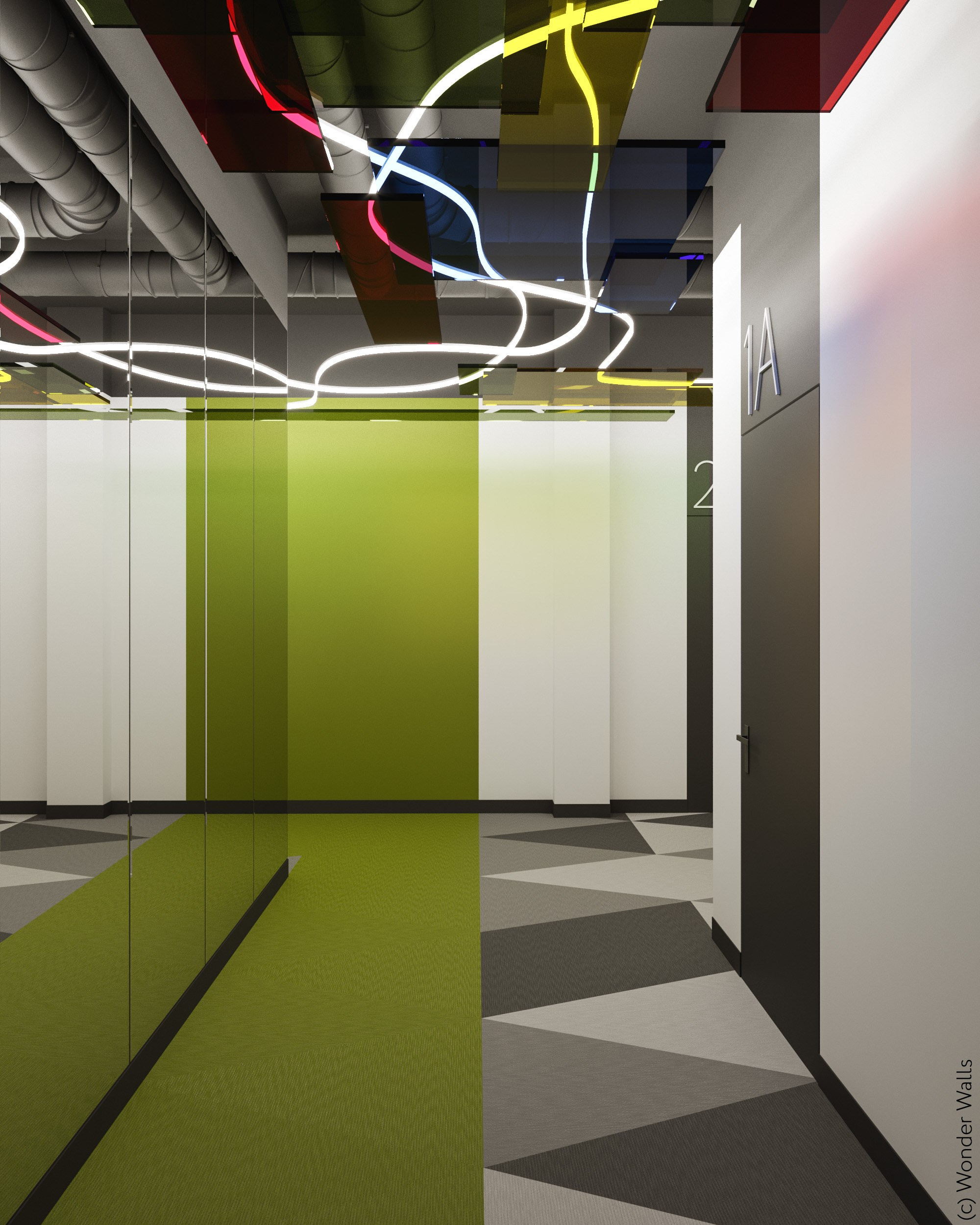 Public spaces. Interior design by Yuliya Shpeter