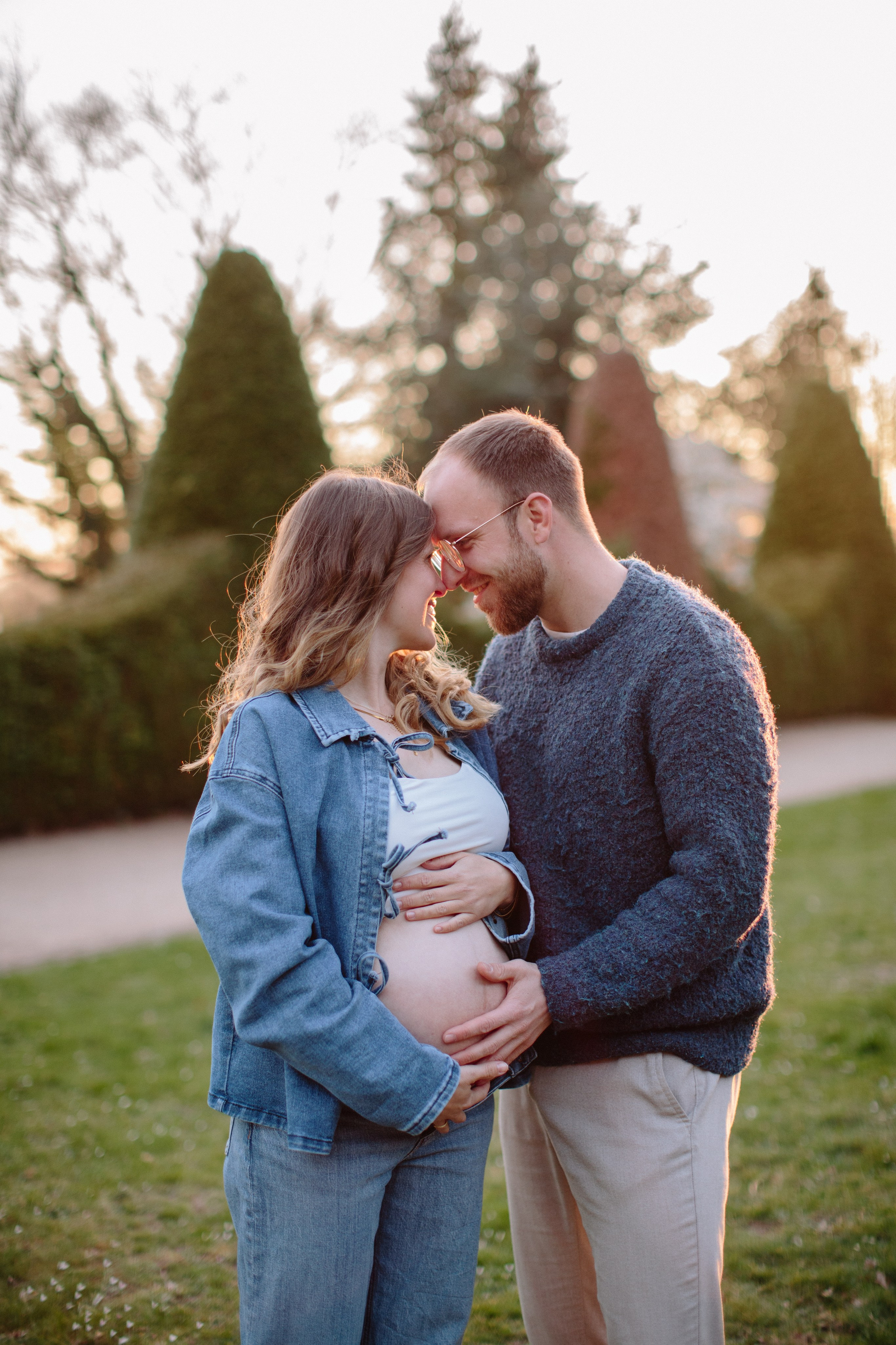Babybauch. Hochzeitsfotograf Hamburg
