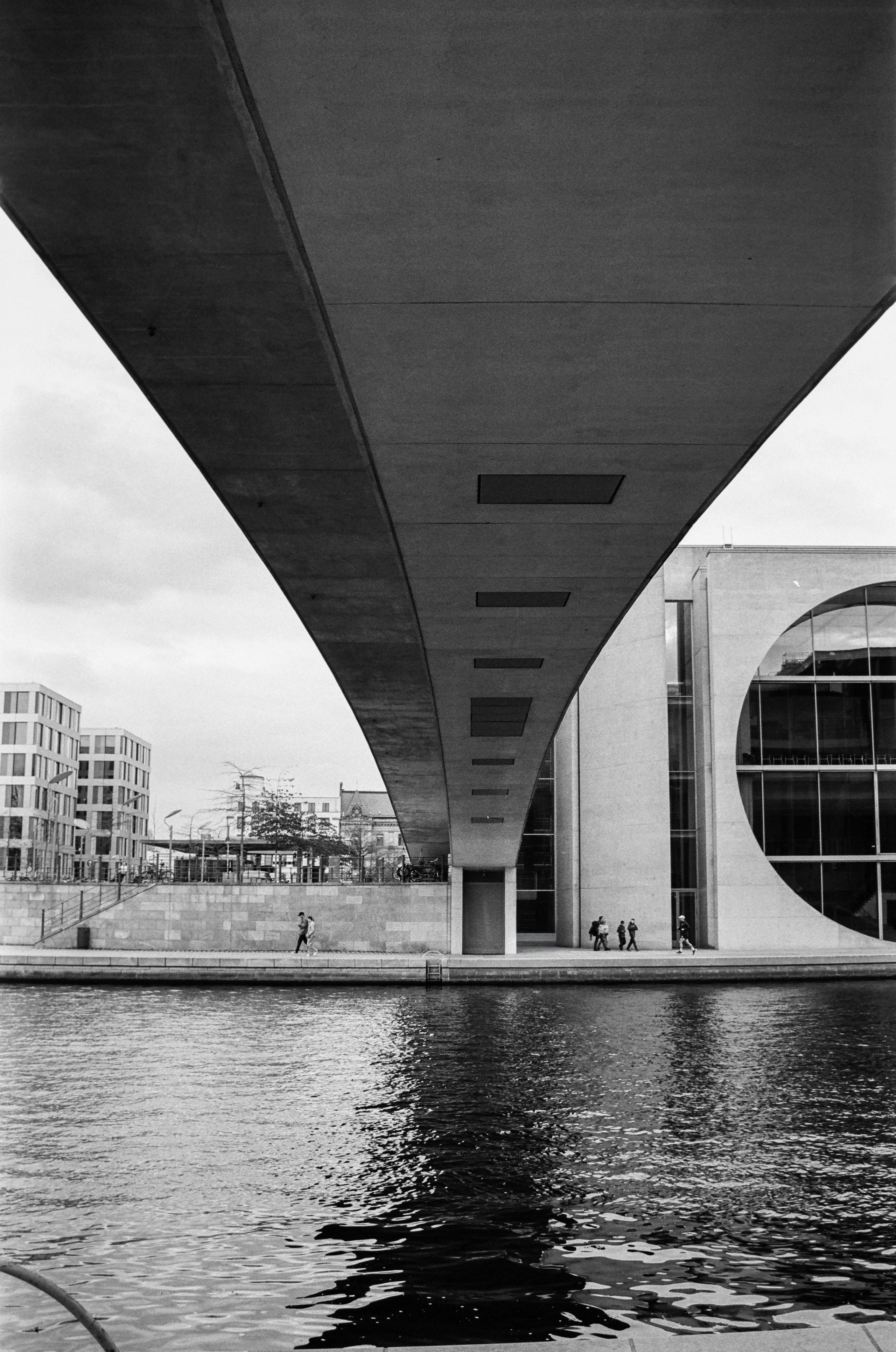 The Streets of Berlin in B&W