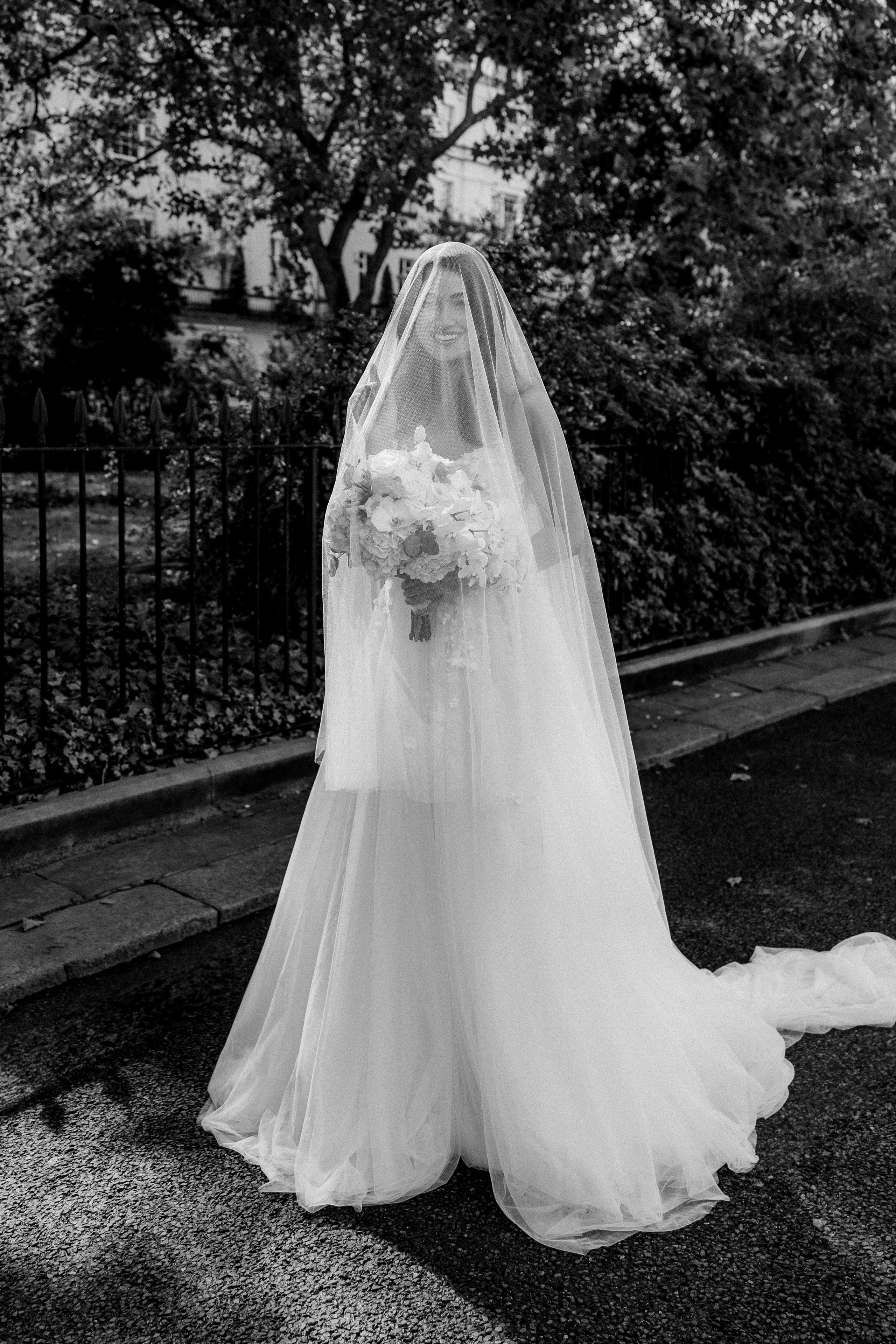 Elegant Wedding London Belgravia Elopement couple. Timeless Wedding & Event Photography — based London, working across Europe