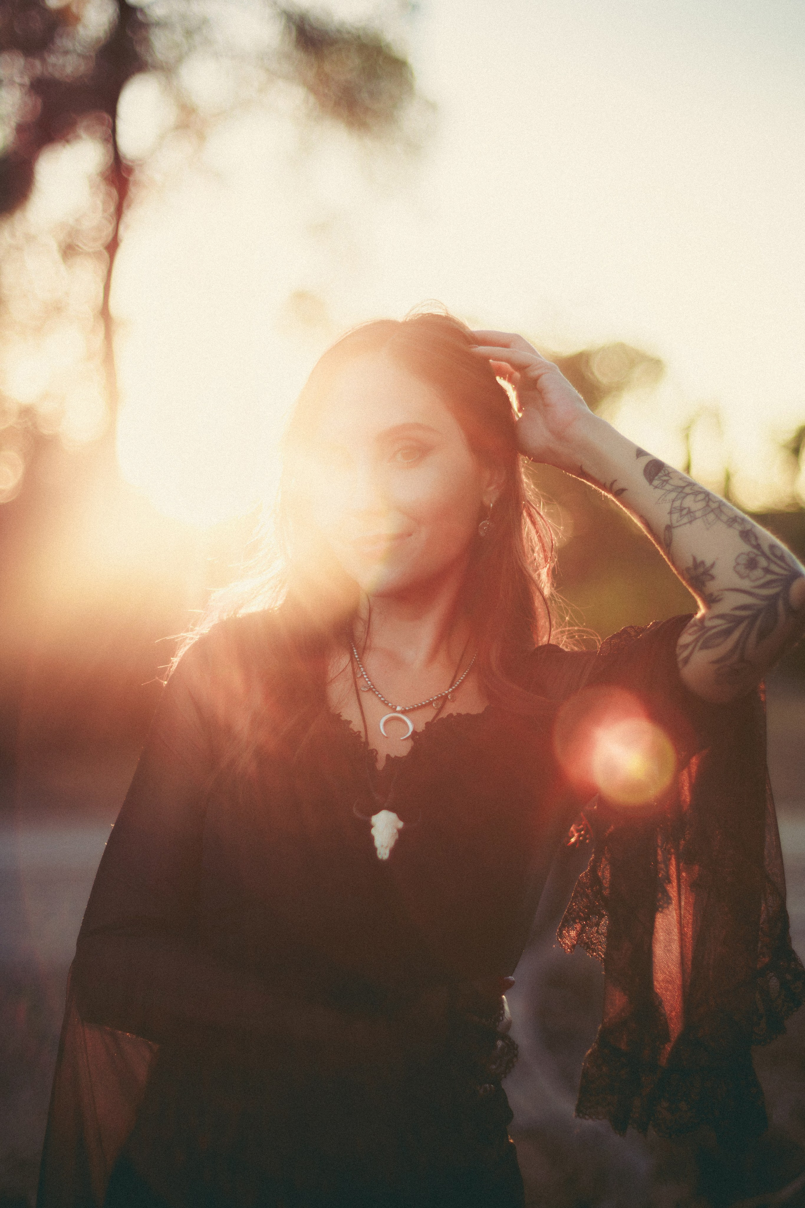 Nadia as the Forest witch. Photographer in Greece Kristina