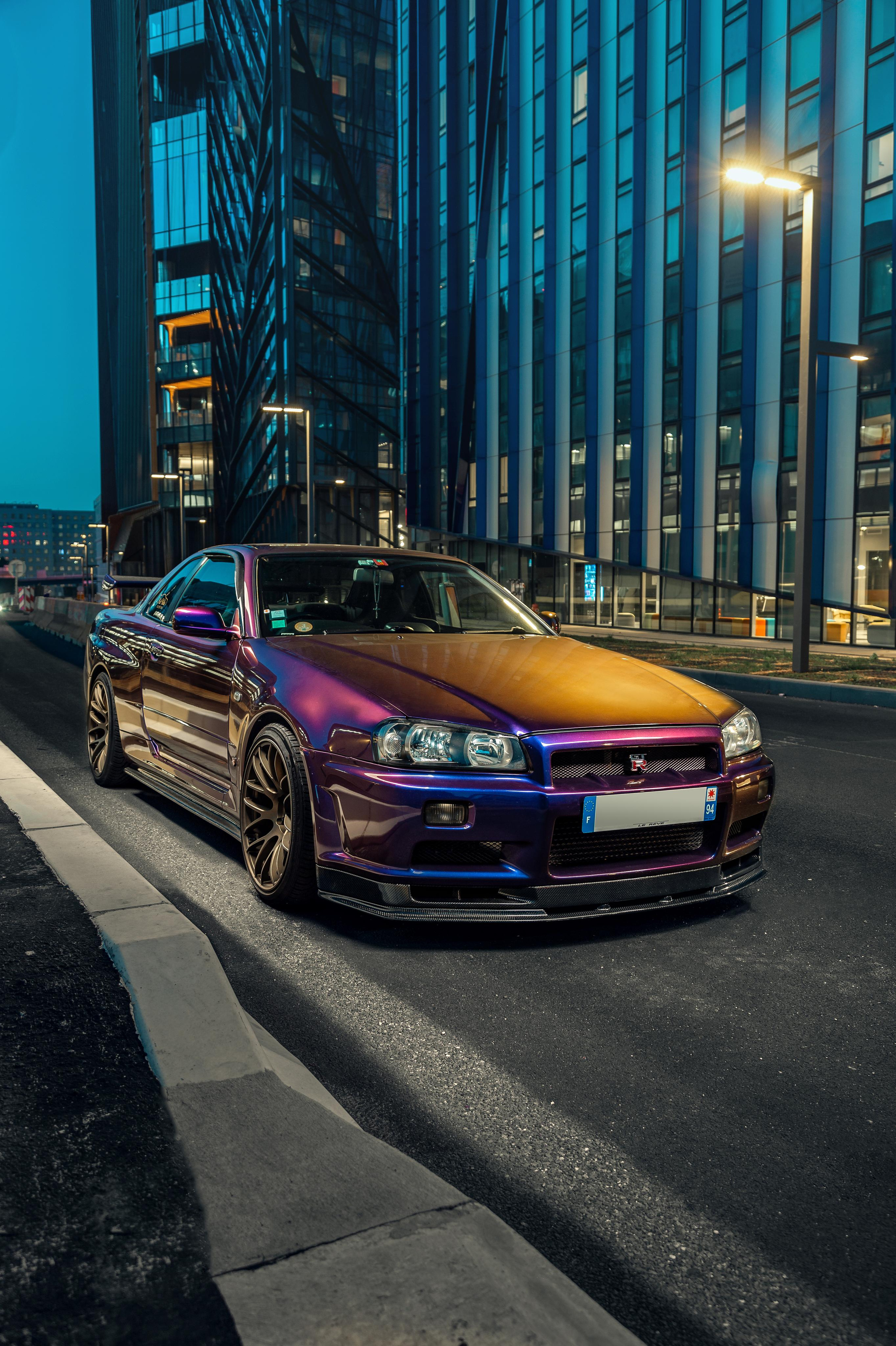 Nissan Skyline GT-R R34 V-Spec. Photographe de voitures à Paris — Vitalii Motruk