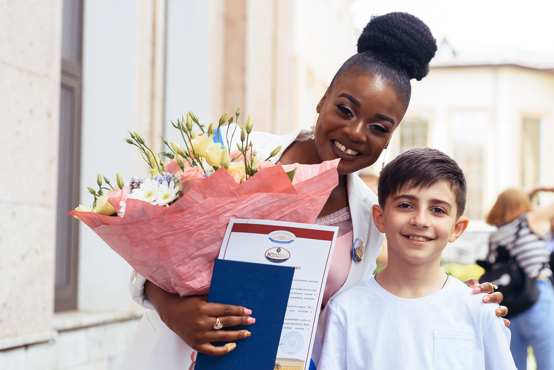Graduation of S. and the group. MARIA VALUEVA Photographer in Nice, Cannes, Monaco, France, Europe, Istanbul, Turkey