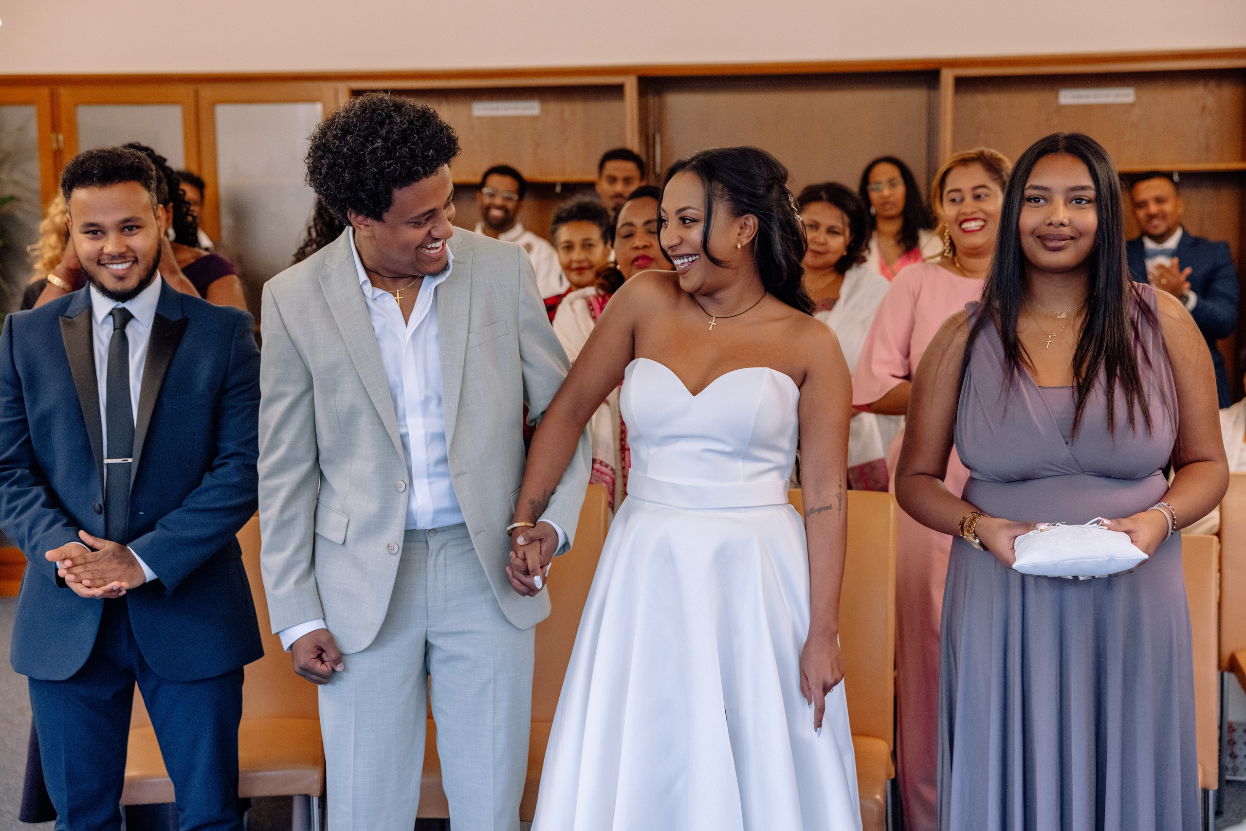 Äthiopische Hochzeit in der Mandlstrasse/Frühling 2025. Hochzeitsfotograf München Taufe Familienfotograf Tanja Mauke