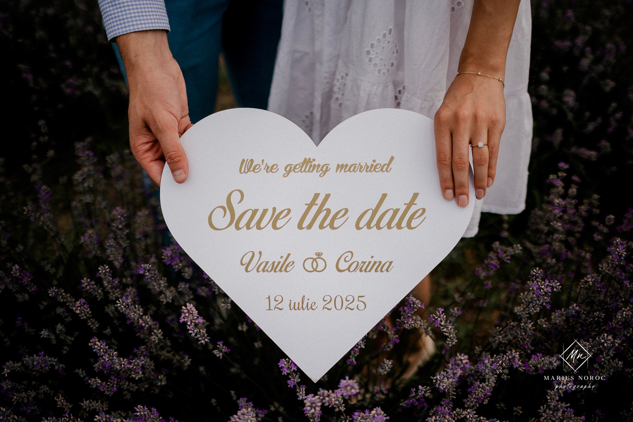 Ședință Foto Save the Date | Corina & Vasi | Ipotesti Lavender Farm