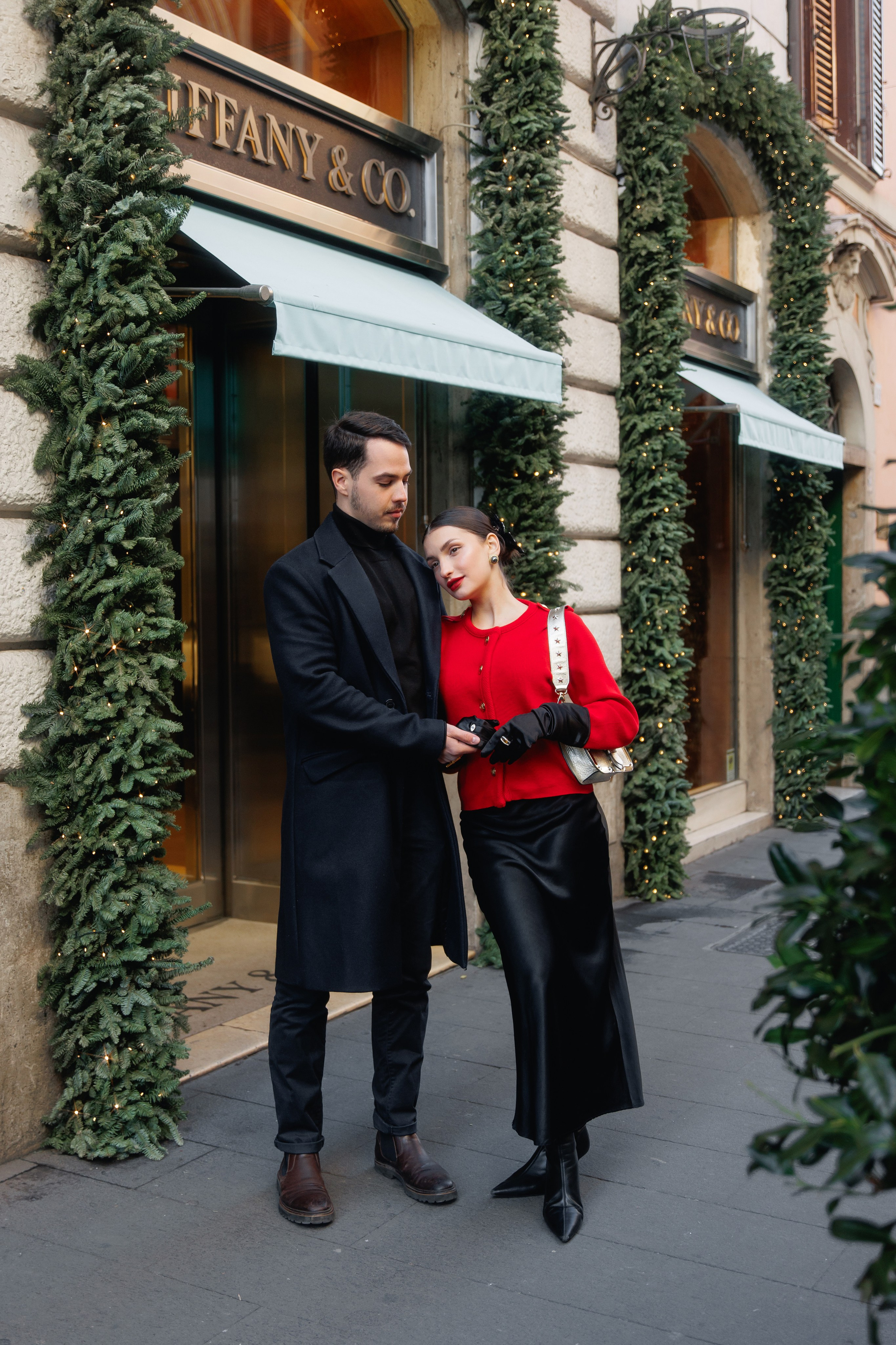 Christmas photoshooting in Rome. Wedding Photographer Rome Tuscany Como Sicily Puglia Amalfy Italy- Oksana Savenchuk