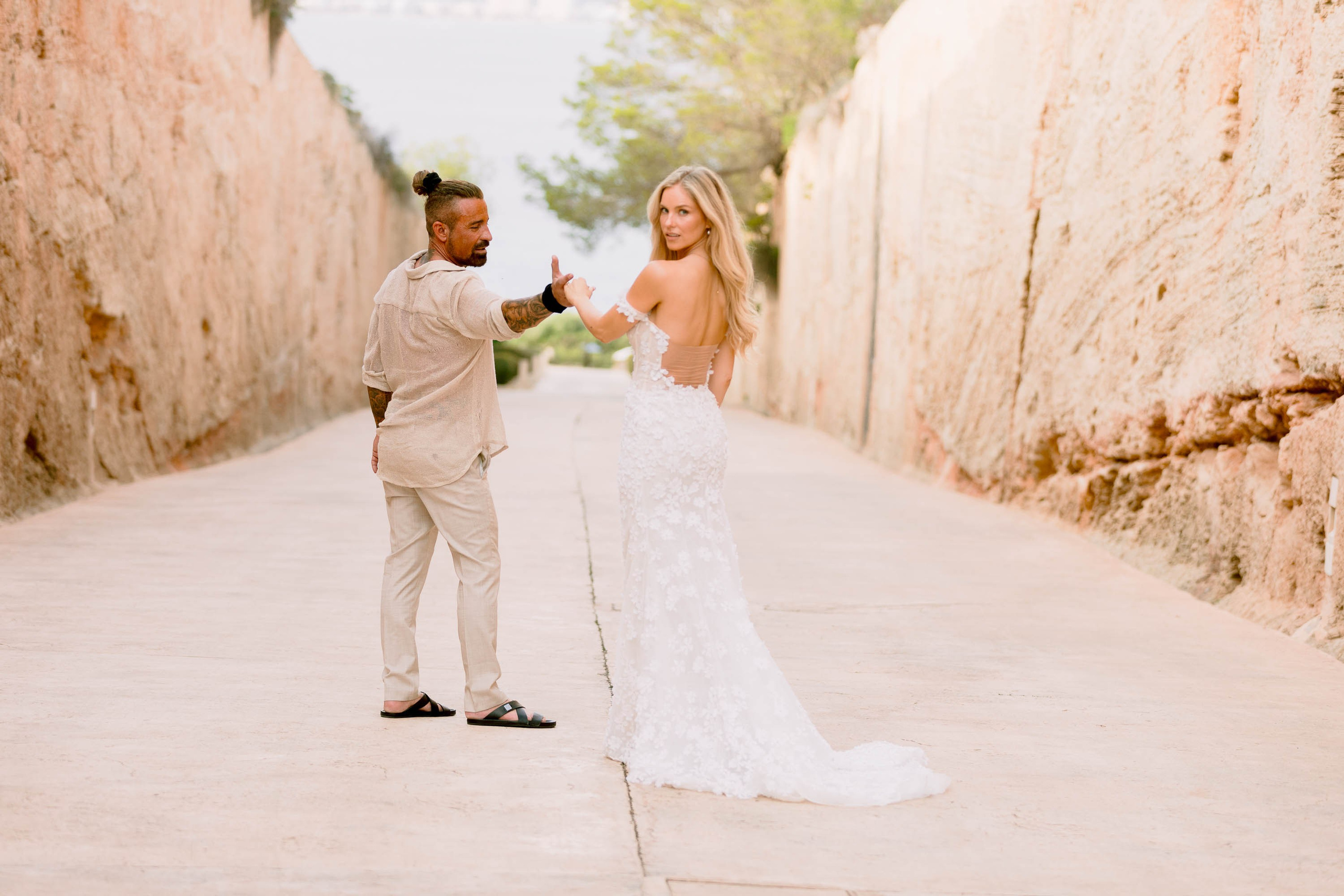 High End Portraits in Mallorca at Cap Rocat Hotel. Mallorca Wedding, Corporate & Social Photographer
