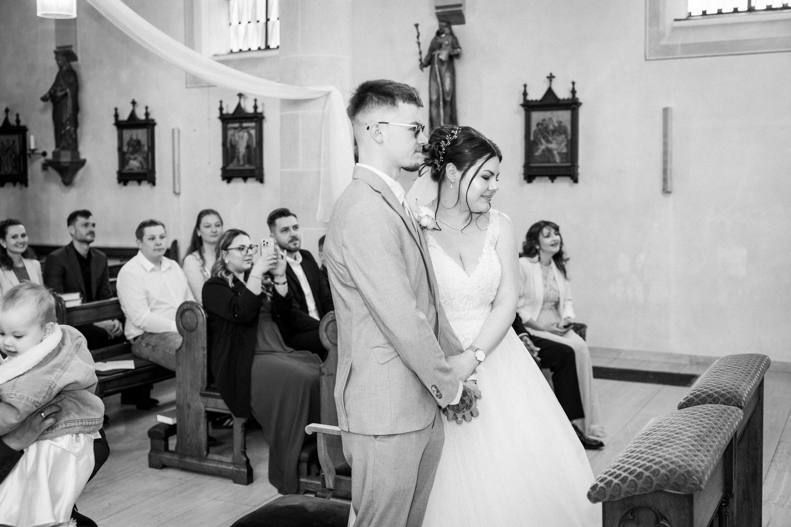 Kirchliche Trauung. Hochzeitfotograf in Bielefeld