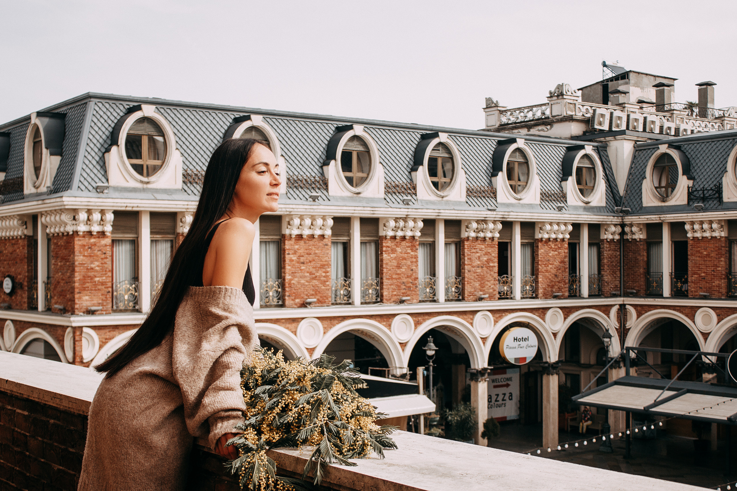 Прогулка с мимозой. Свадебный и портретный фотограф в Белграде Екатерина Македонская