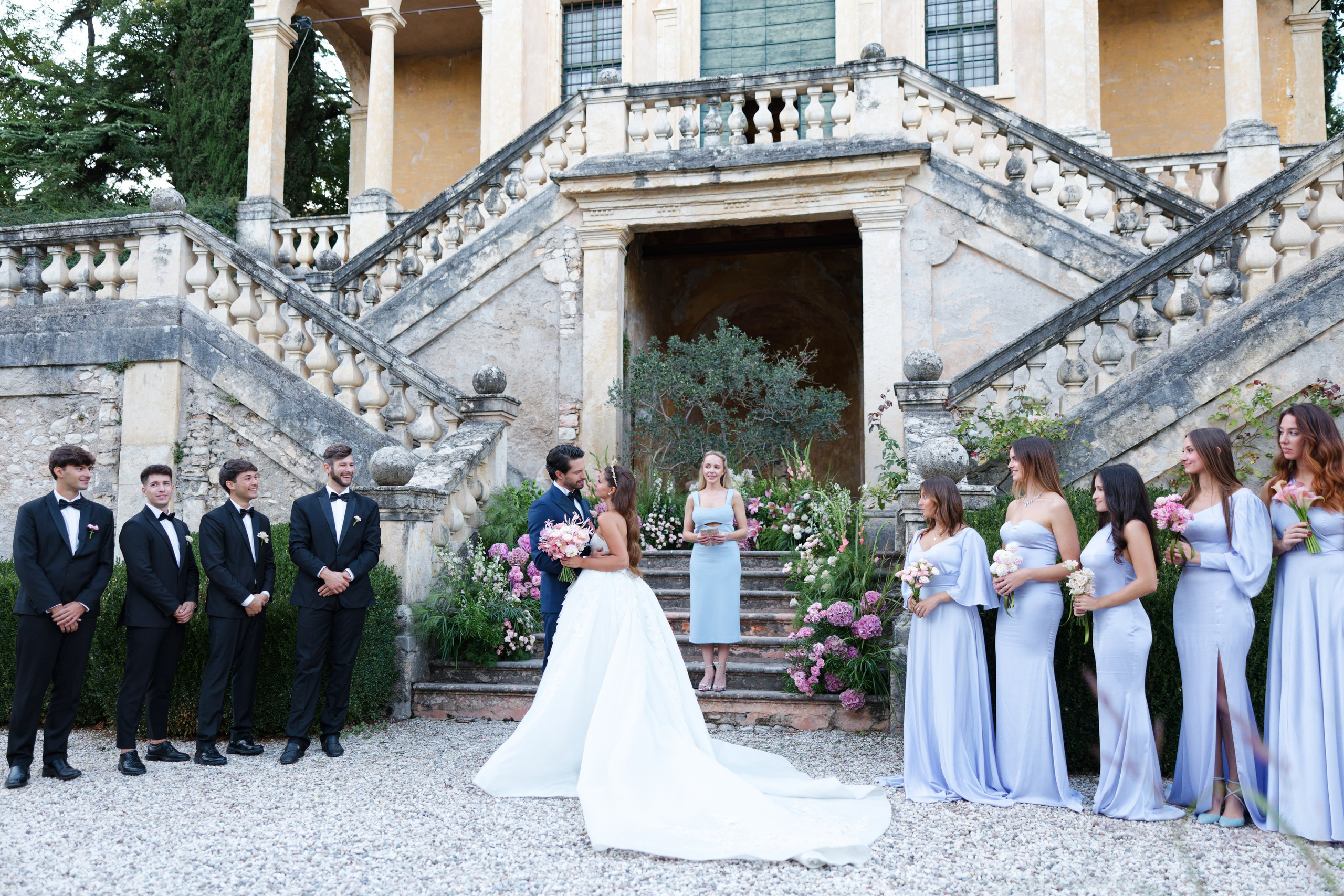 Wedding editorial at Villa Arvedi, Verona, Italy