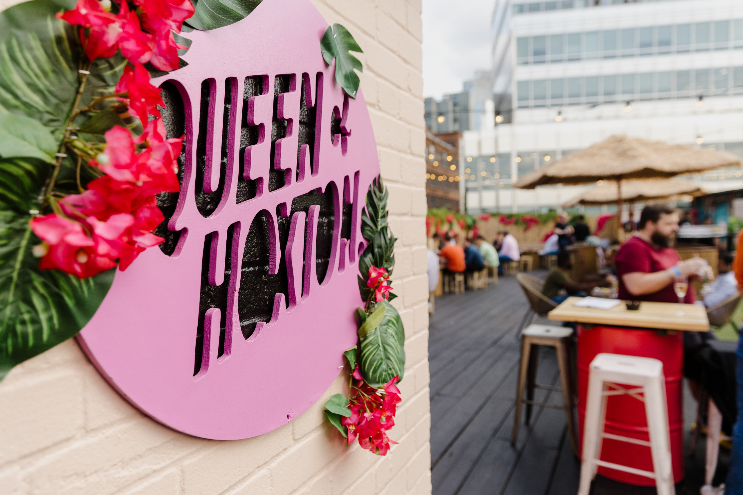 DRW Summer party — Queen of Hoxton. June, 2023. Timeless Wedding & Event Photography — based London, working across Europe