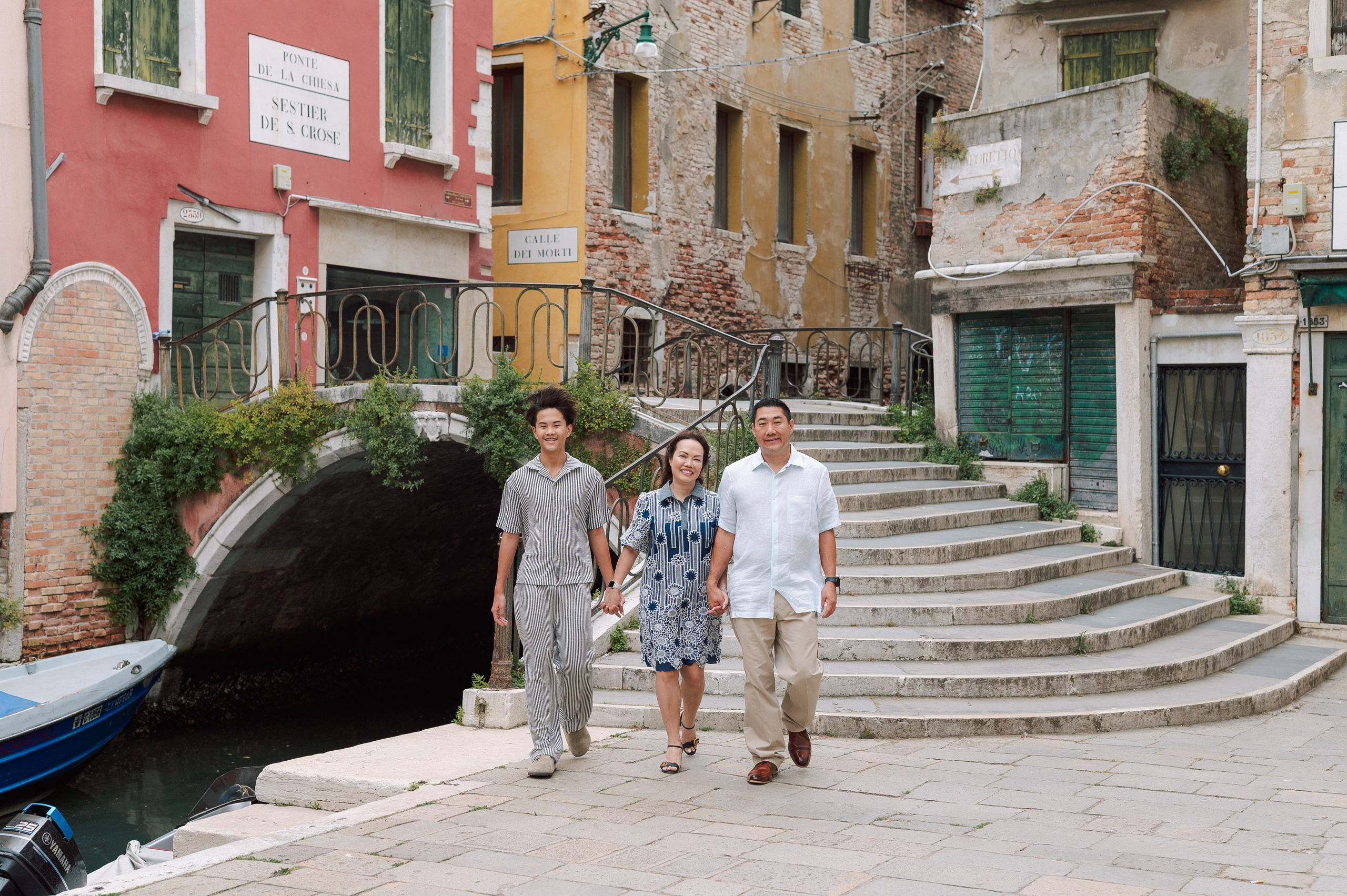 Jennifer, Tim and Jayden. Photographer in Venice Anna Terzi