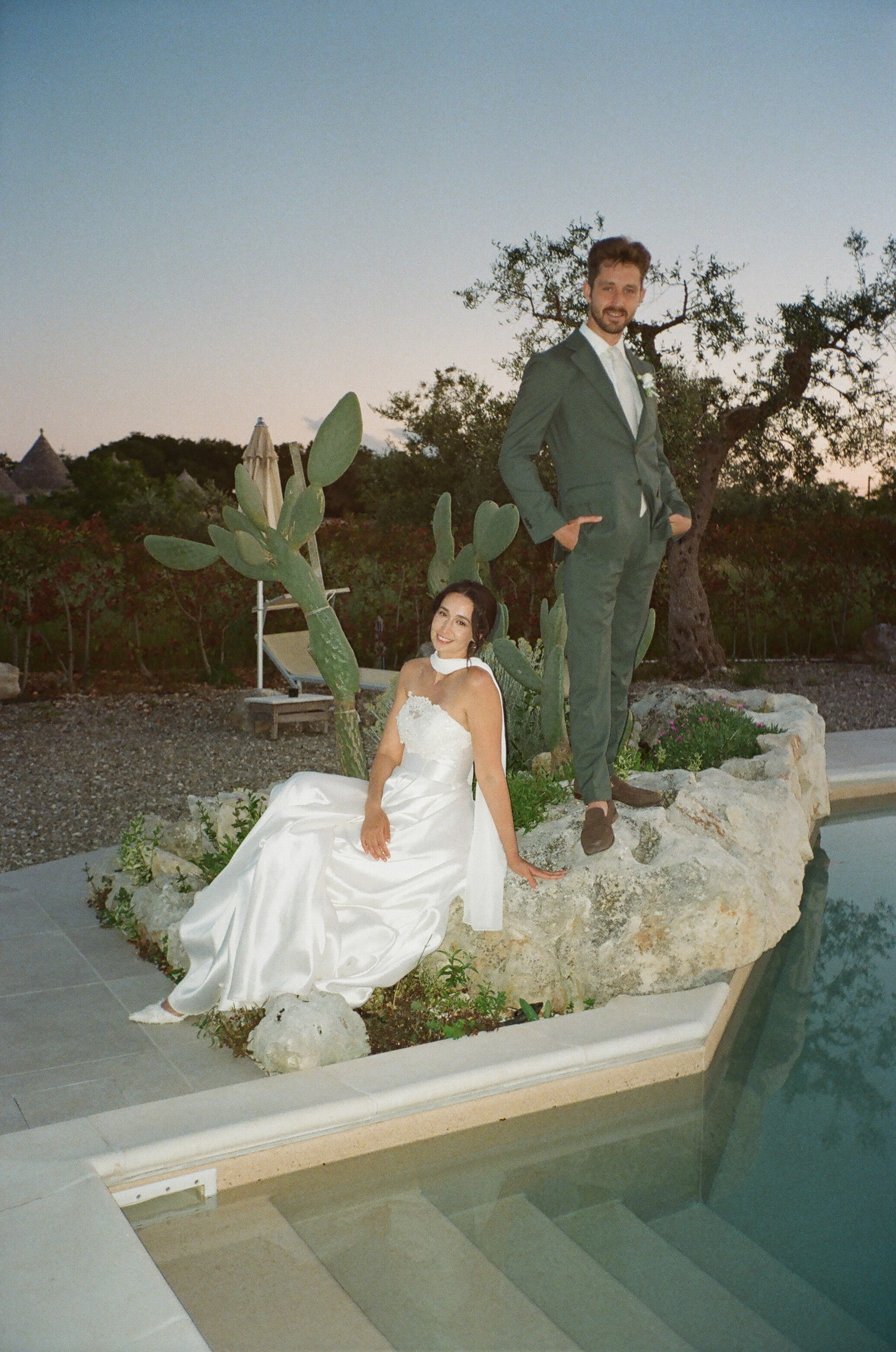 Stephanie & Christian film photos. Wedding photographer Italy