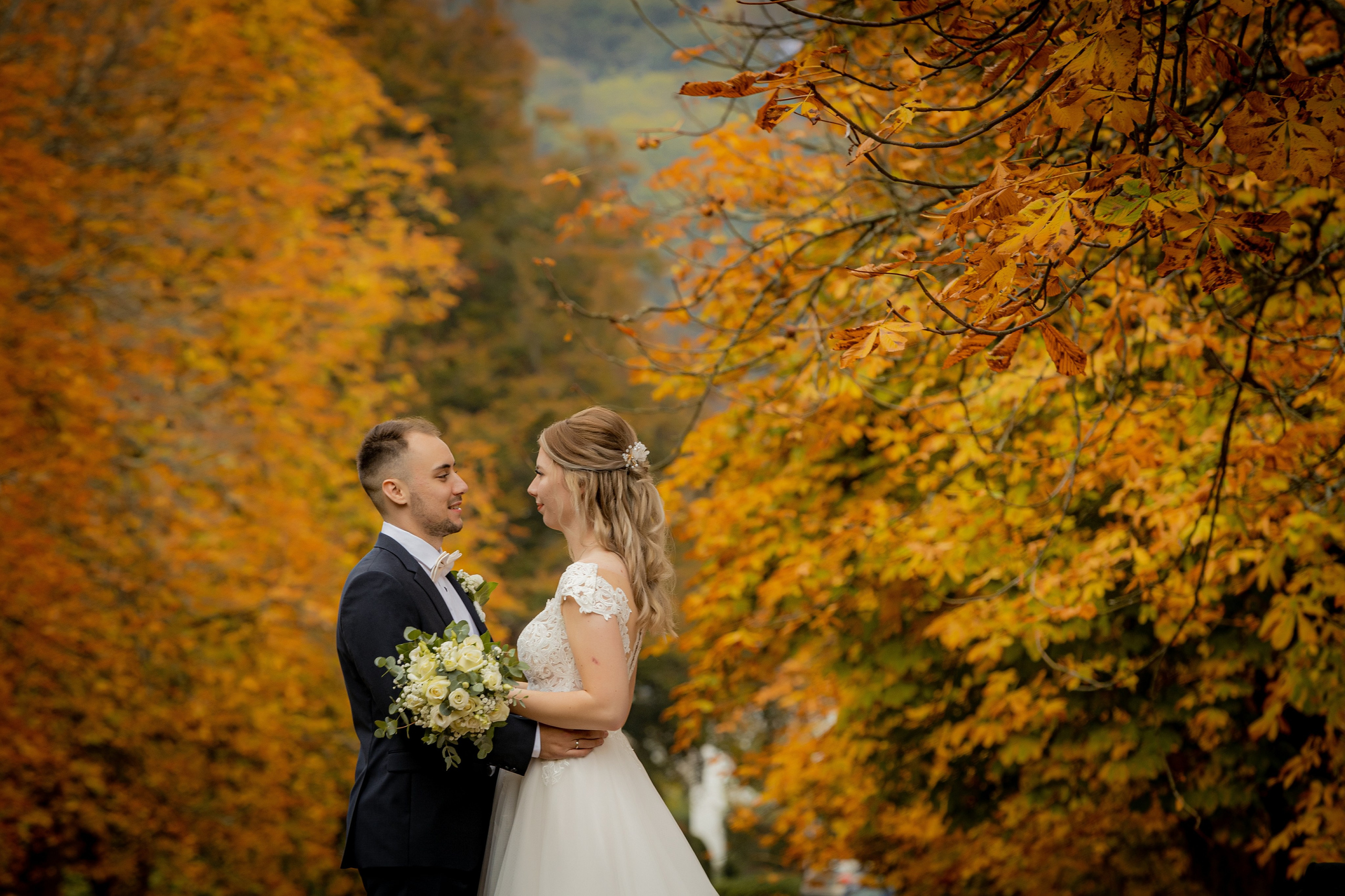 Herbstliche Hochzeit. Fotograf in Deutschland - Michael Baron