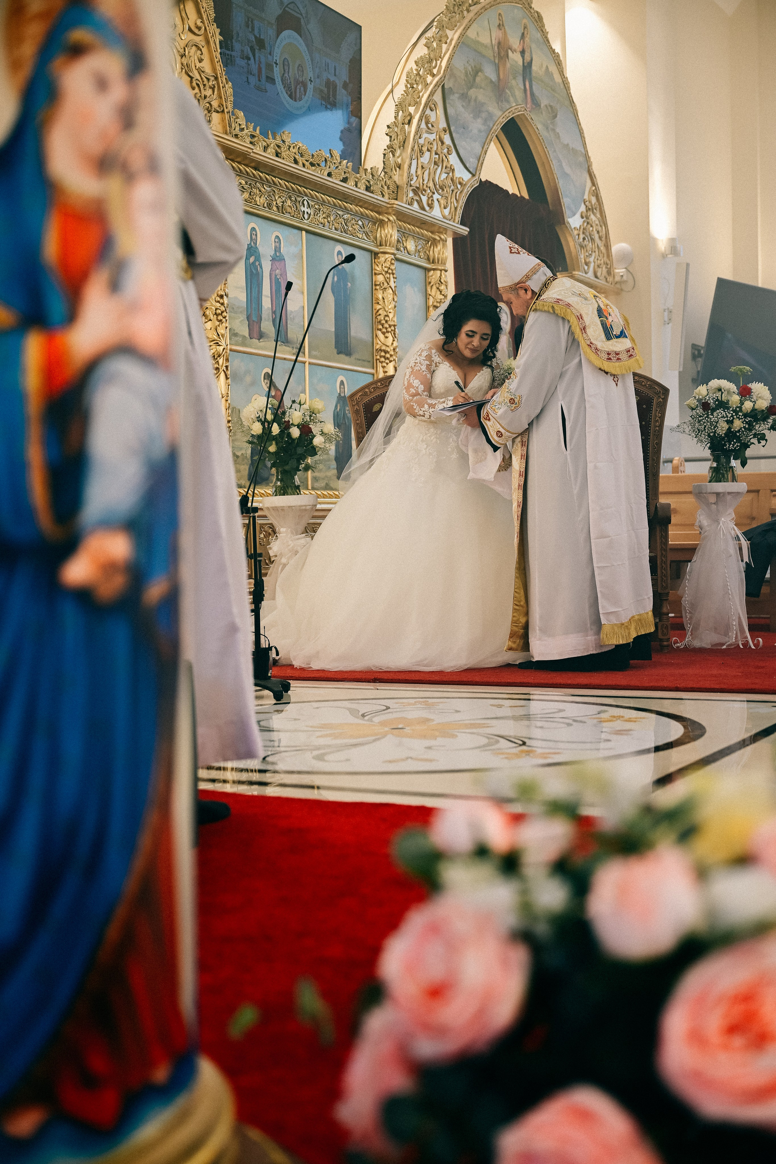 Wedding photography Solihull ar St. Mary & Archangel Michael Coptic Orthodox Cathedral