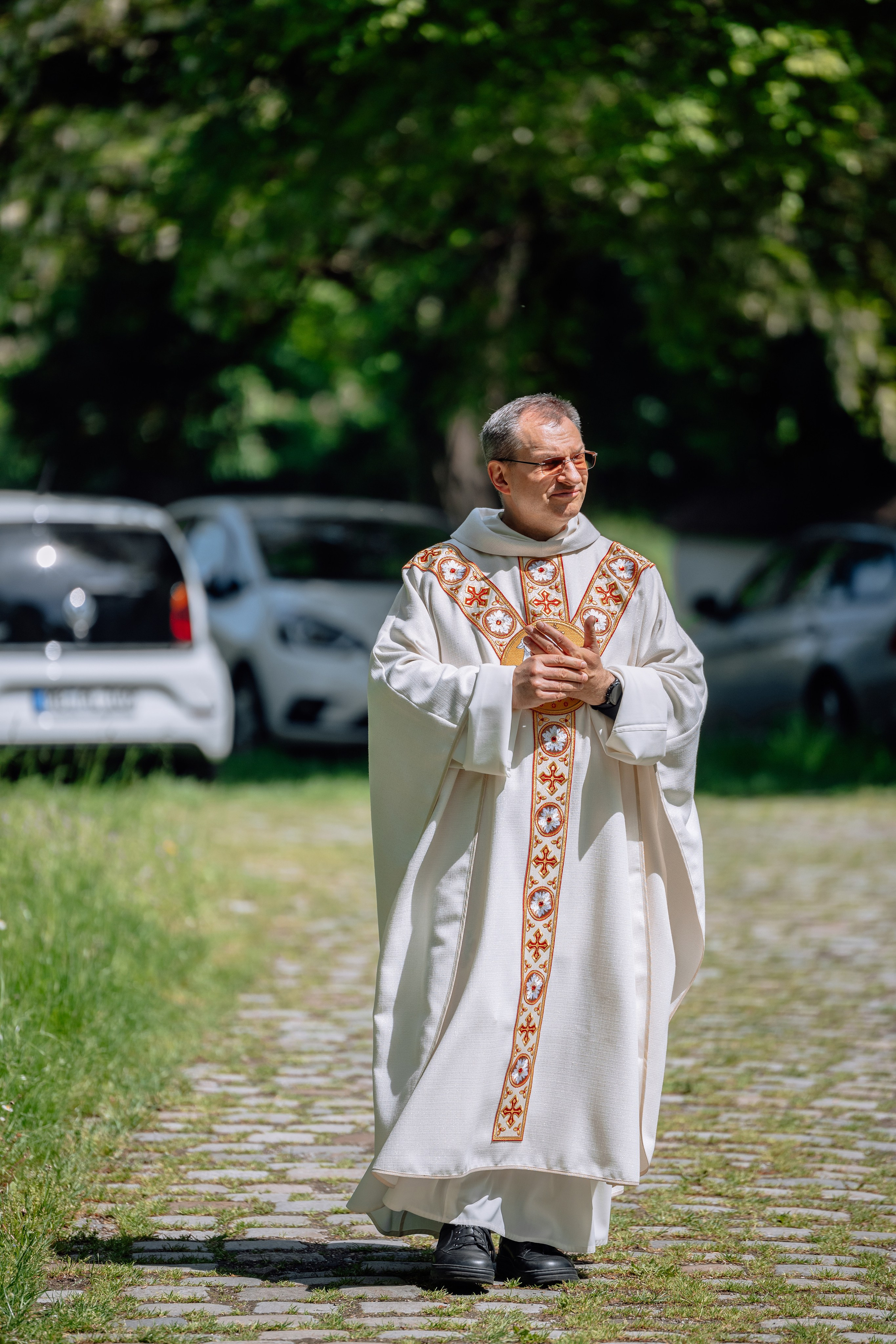 Trauung und Taufe: Heilig-Kreuz-Kirche. Hochzeitsfotograf München Taufe Familienfotograf Tanja Mauke