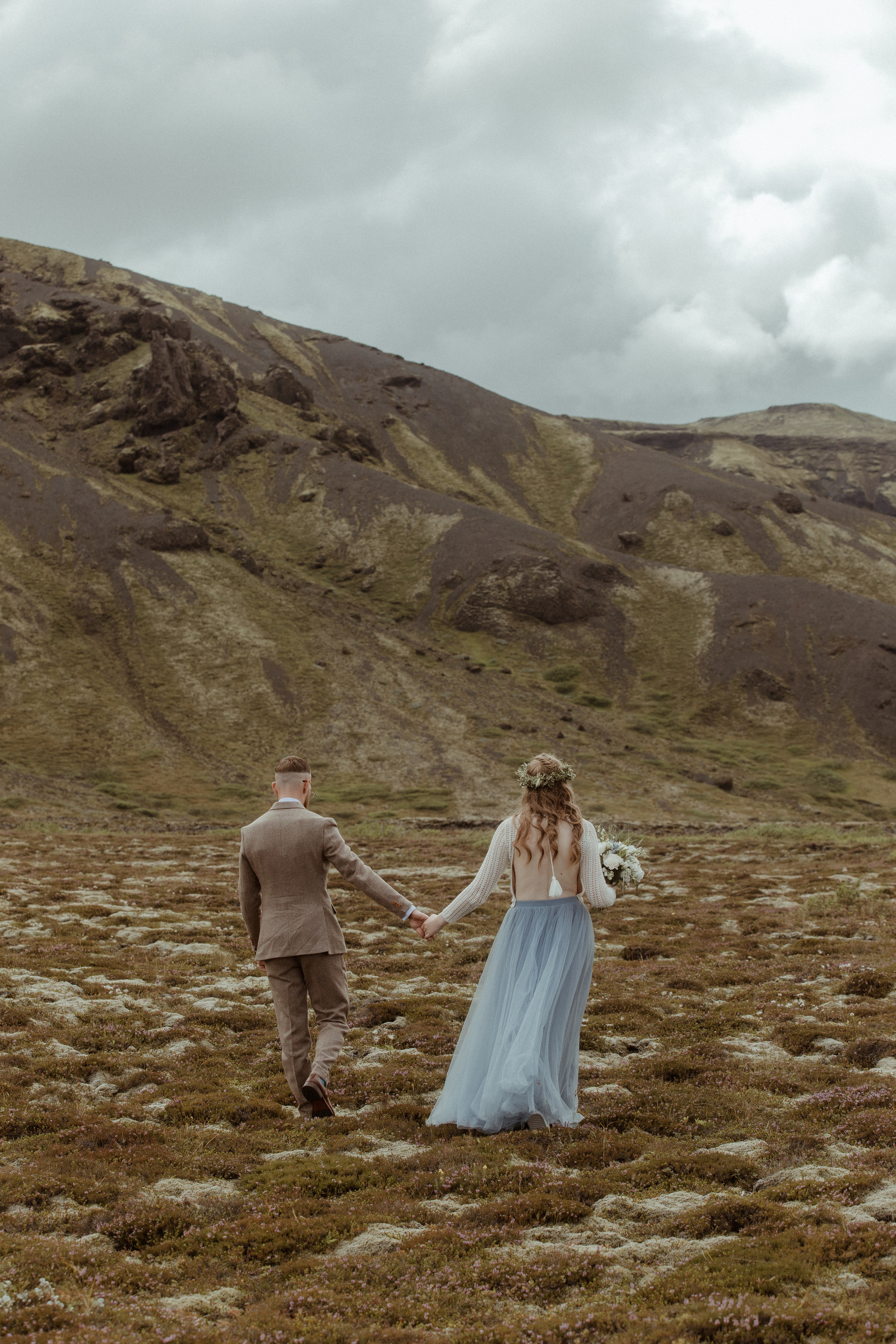 Iceland Secret Waterfall Elopement. Iceland elopement photo and video | Nikolaichik Photo