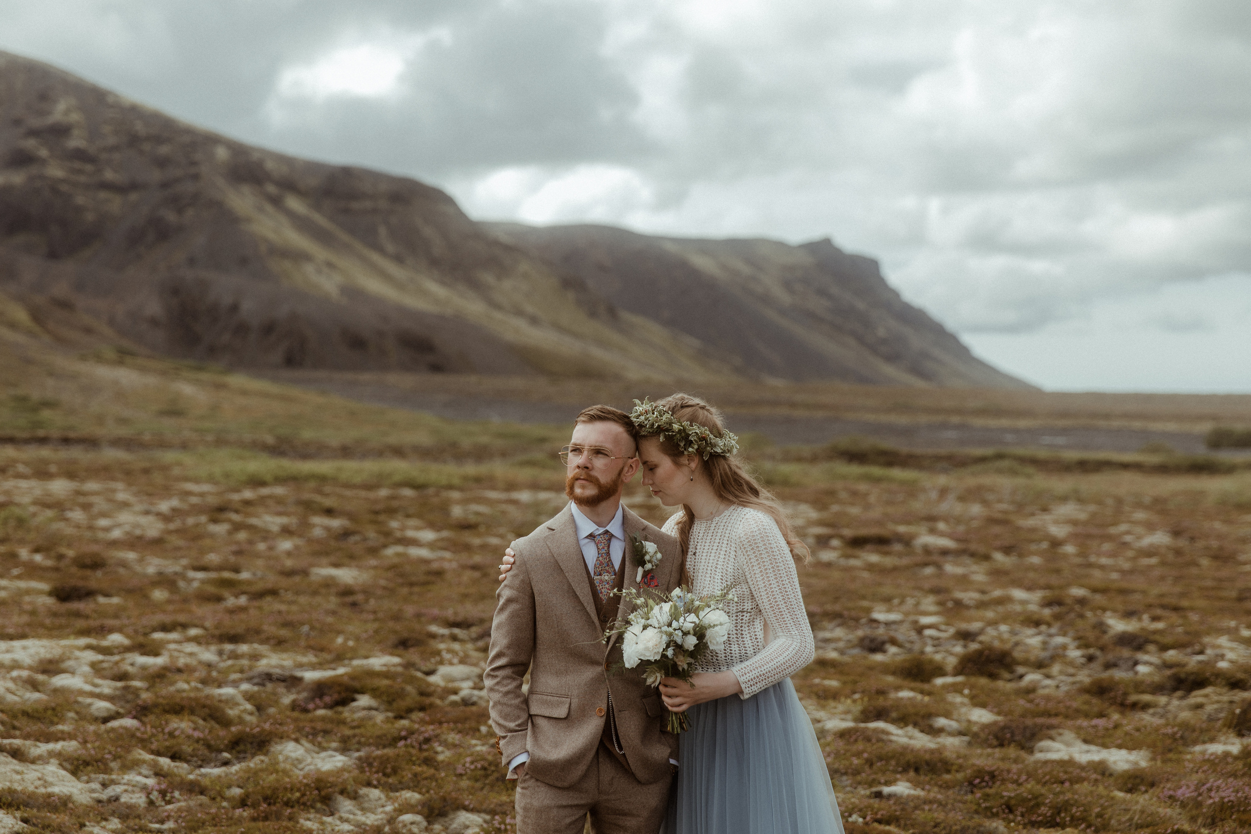 Iceland Secret Waterfall Elopement. Iceland elopement photo and video | Nikolaichik Photo