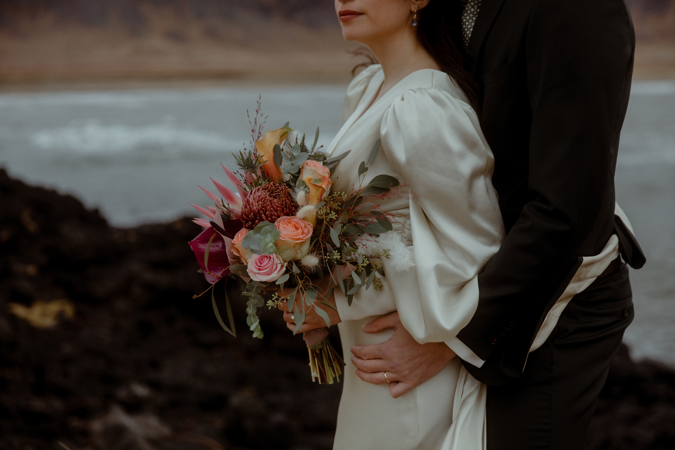 Elopement at Snaefellsnes Iceland | Wedding photos with Icelandic horses. Iceland elopement photo and video | Nikolaichik Photo
