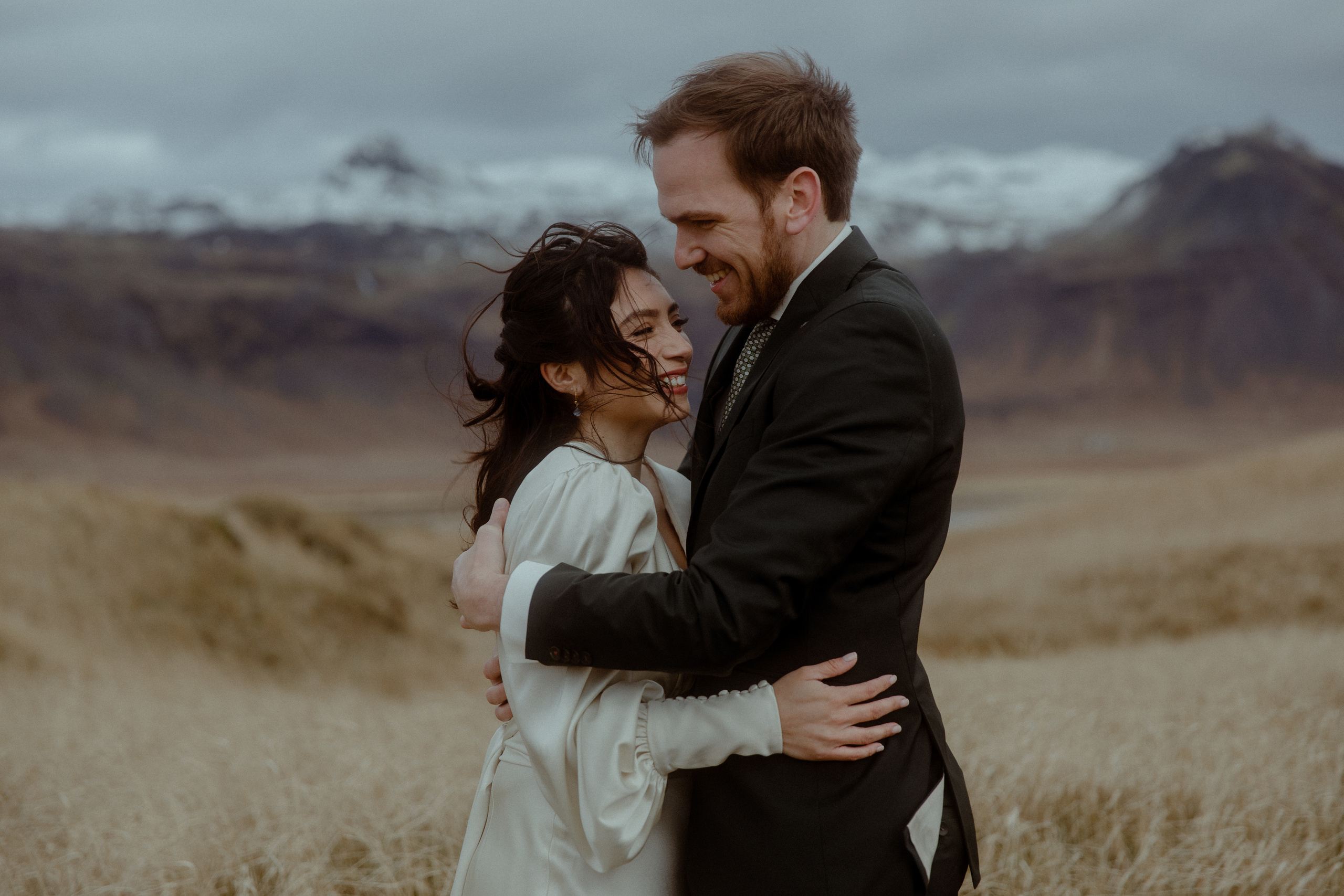 Elopement at Snaefellsnes Iceland | Wedding photos with Icelandic horses. Iceland elopement photo and video | Nikolaichik Photo