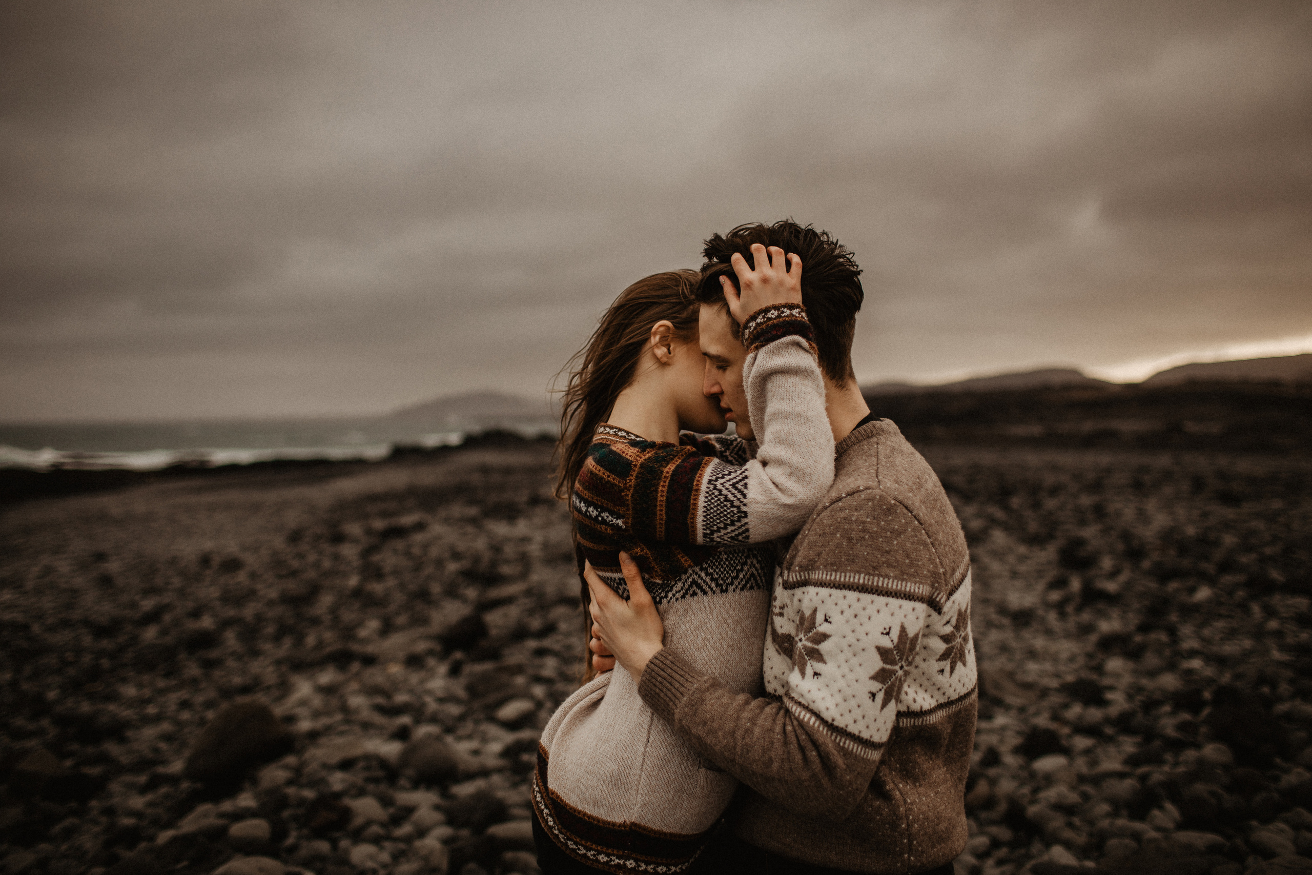 Couple photoshoot in front of volcano eruption in Iceland. Iceland elopement photo and video | Nikolaichik Photo