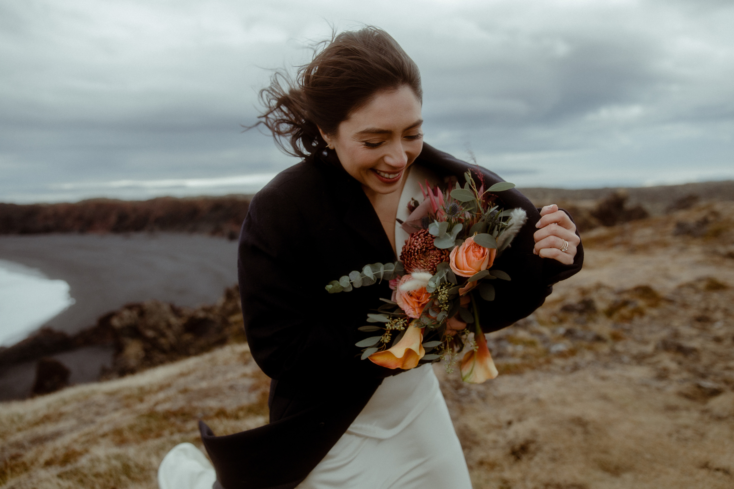 Elopement at Snaefellsnes Iceland | Wedding photos with Icelandic horses. Iceland elopement photo and video | Nikolaichik Photo