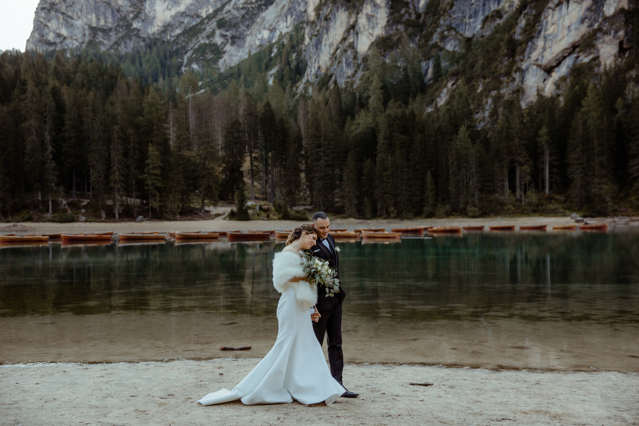 Sunrise Dolomites Elopement. Iceland elopement photographer & videographer