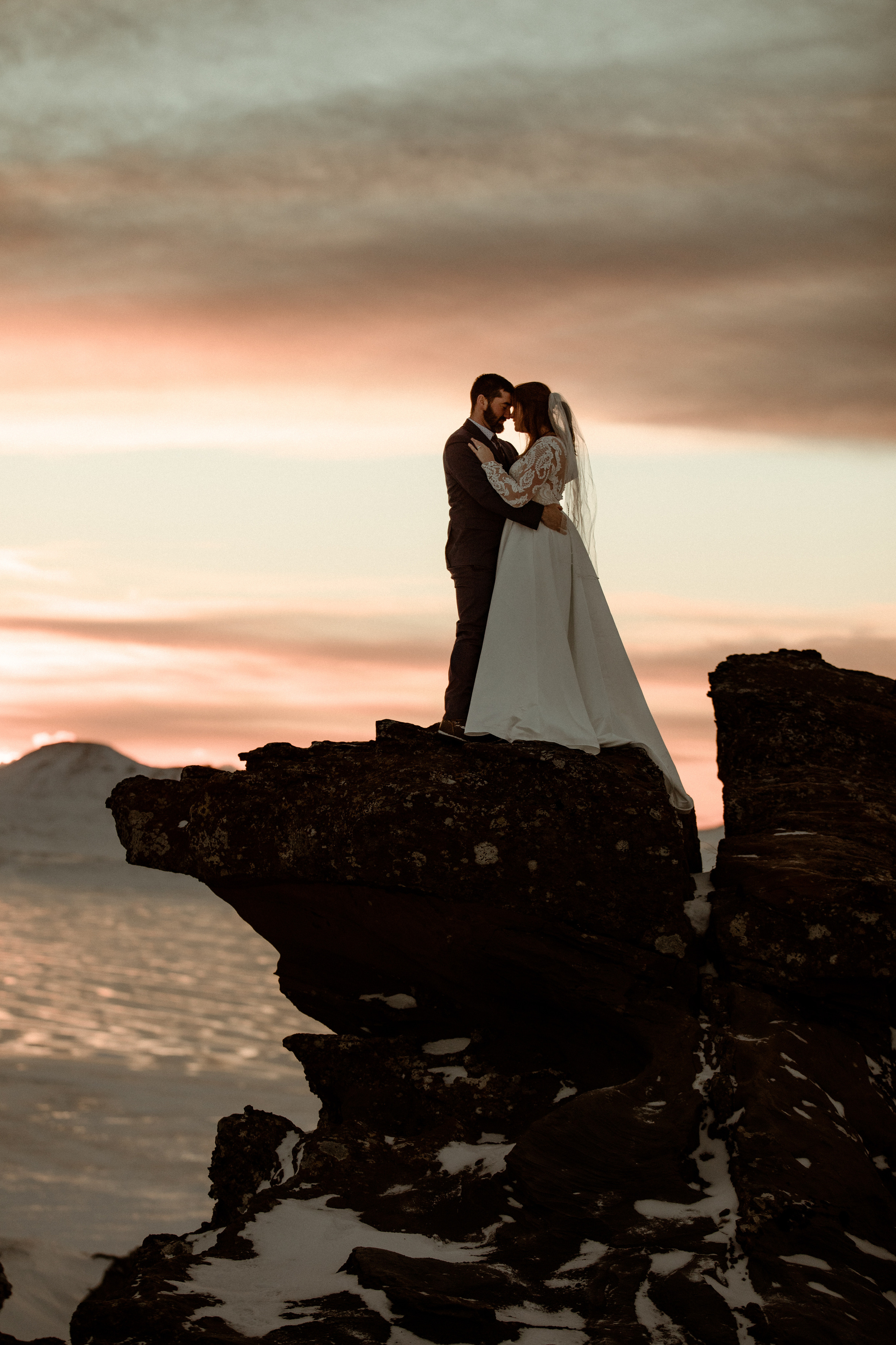 Golden Hour Elopement in Iceland. Iceland elopement photographer & videographer